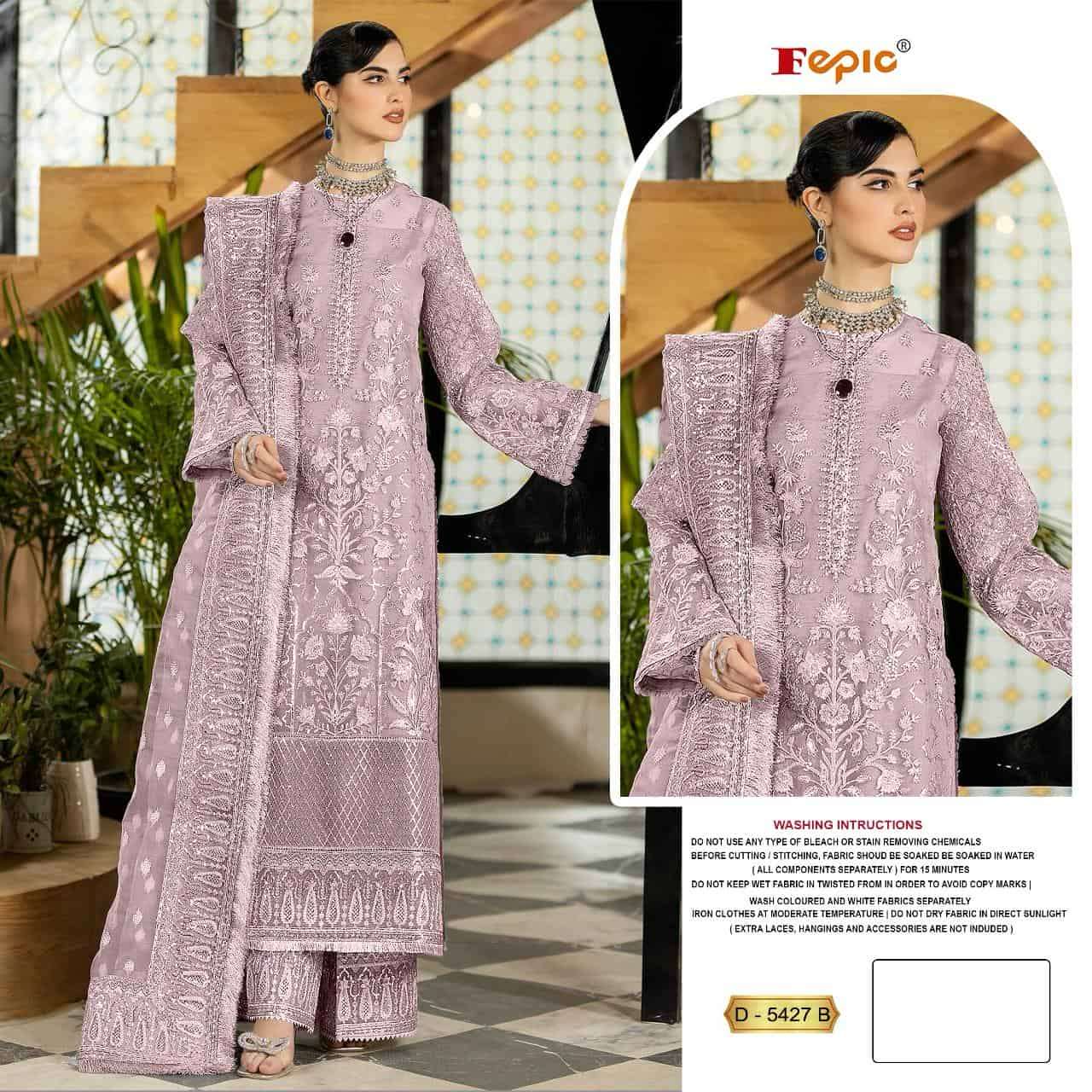 Fepic Rosemeen D-5427 B Embroidered Suit