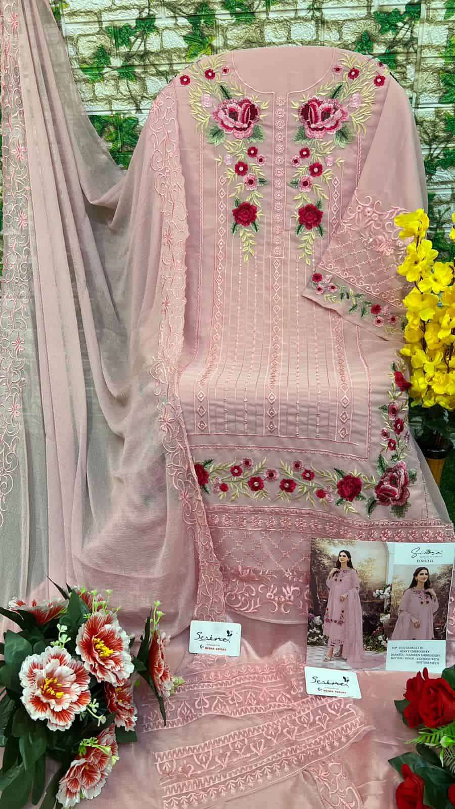 Simra 5 Colors Pakistani Fancy Style New Designer Salwar Suit Wholesalers view 7