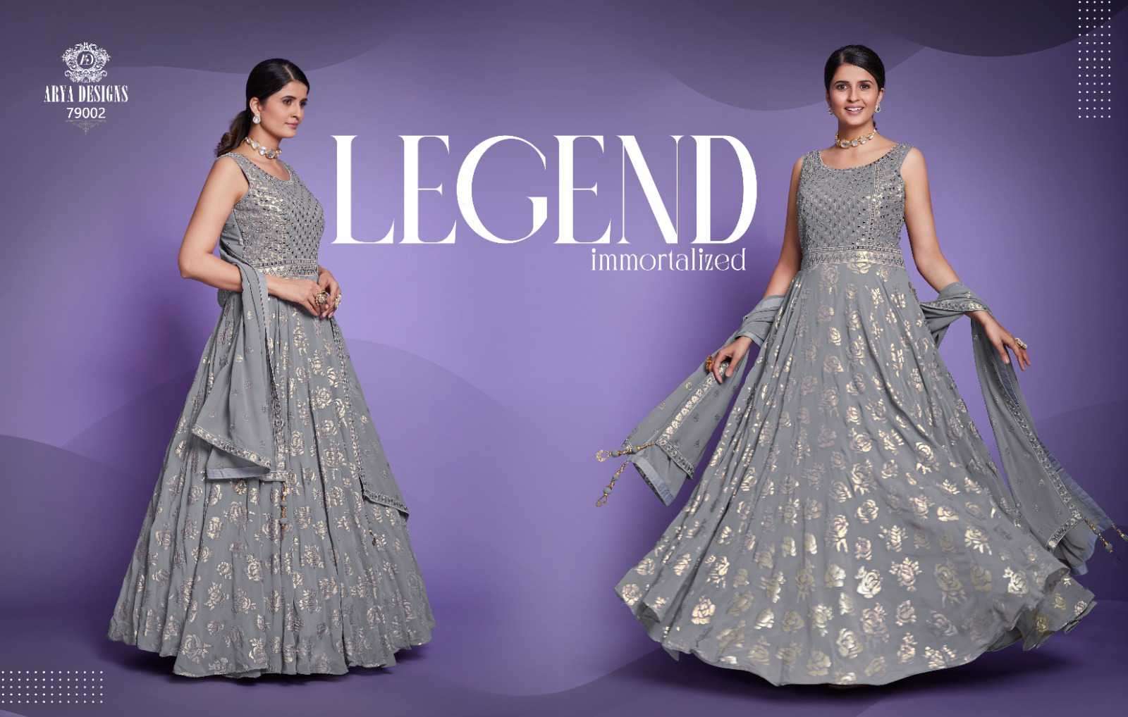 Arya Designs Zoya Vol 5 New Designer Traditional Wear Gown view 7