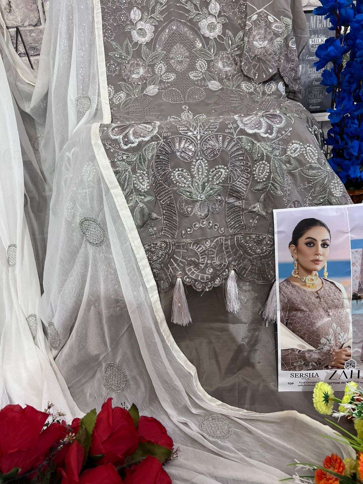 Zaha Sersha Vol 2 Fancy Pakistani Suit view 13