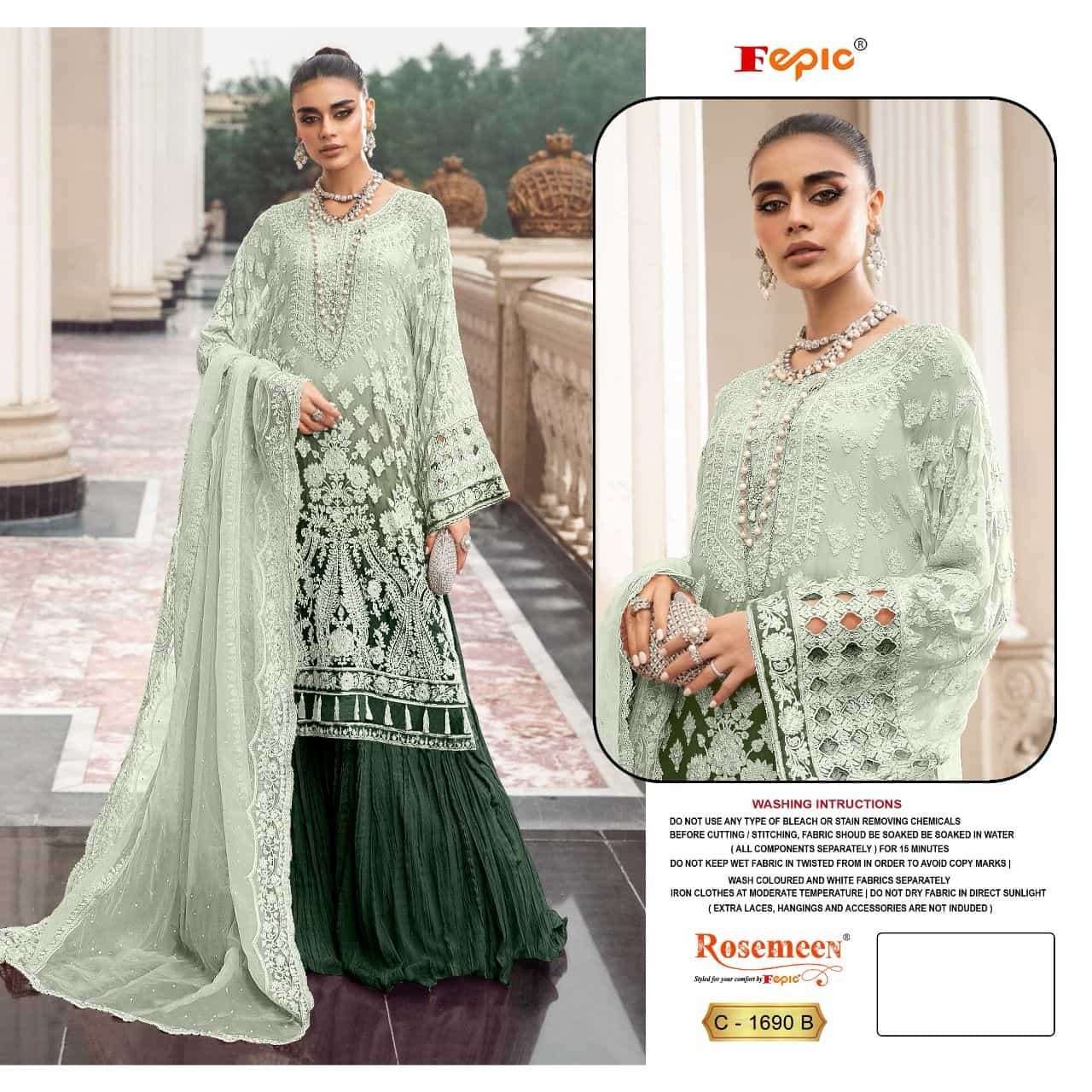 Fepic Rosemeen Designer Pakistani Salwar Suit view 3
