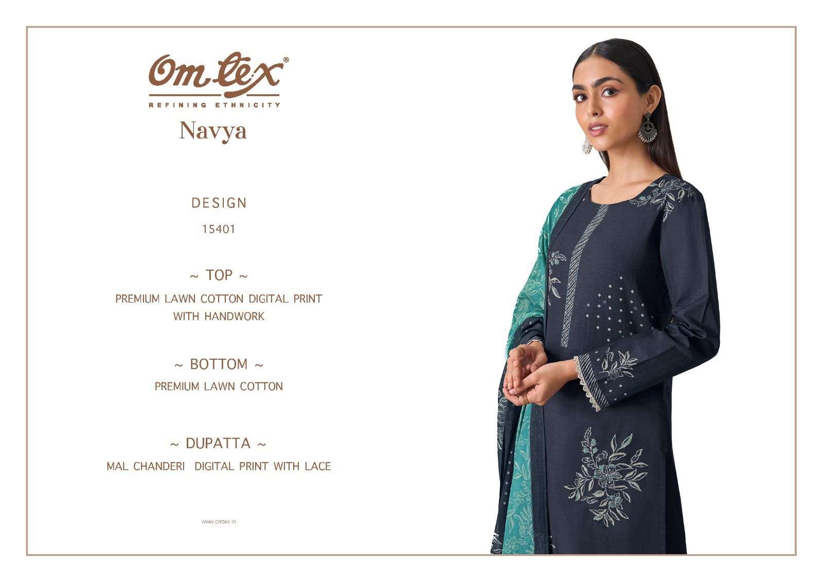 Omtex Navya Premium Lawn Cotton Salwar Suit Collection view 4