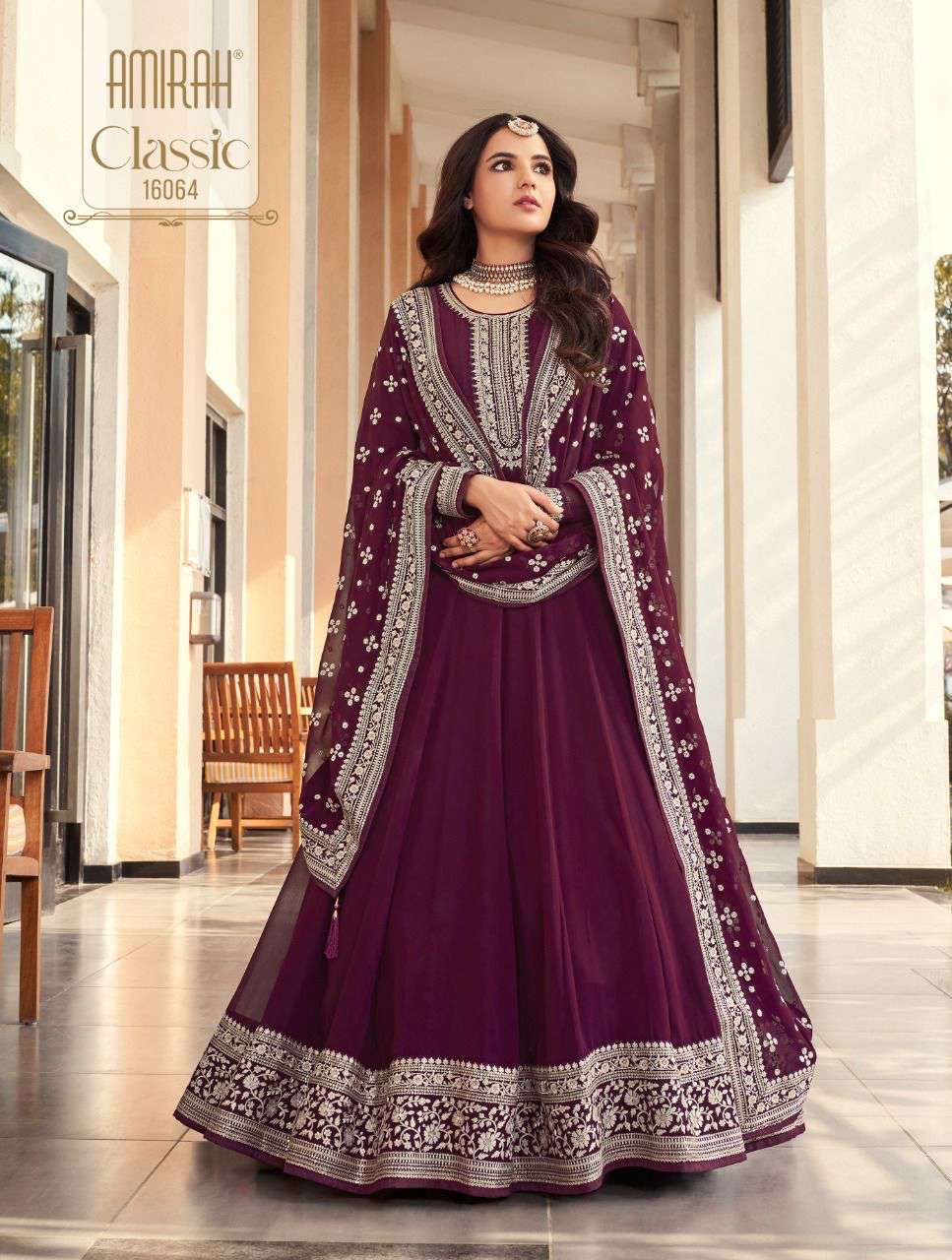 Amirah Classic Vol 2 Designer Anarkali Dress Party Wear Collection Exporter view 6