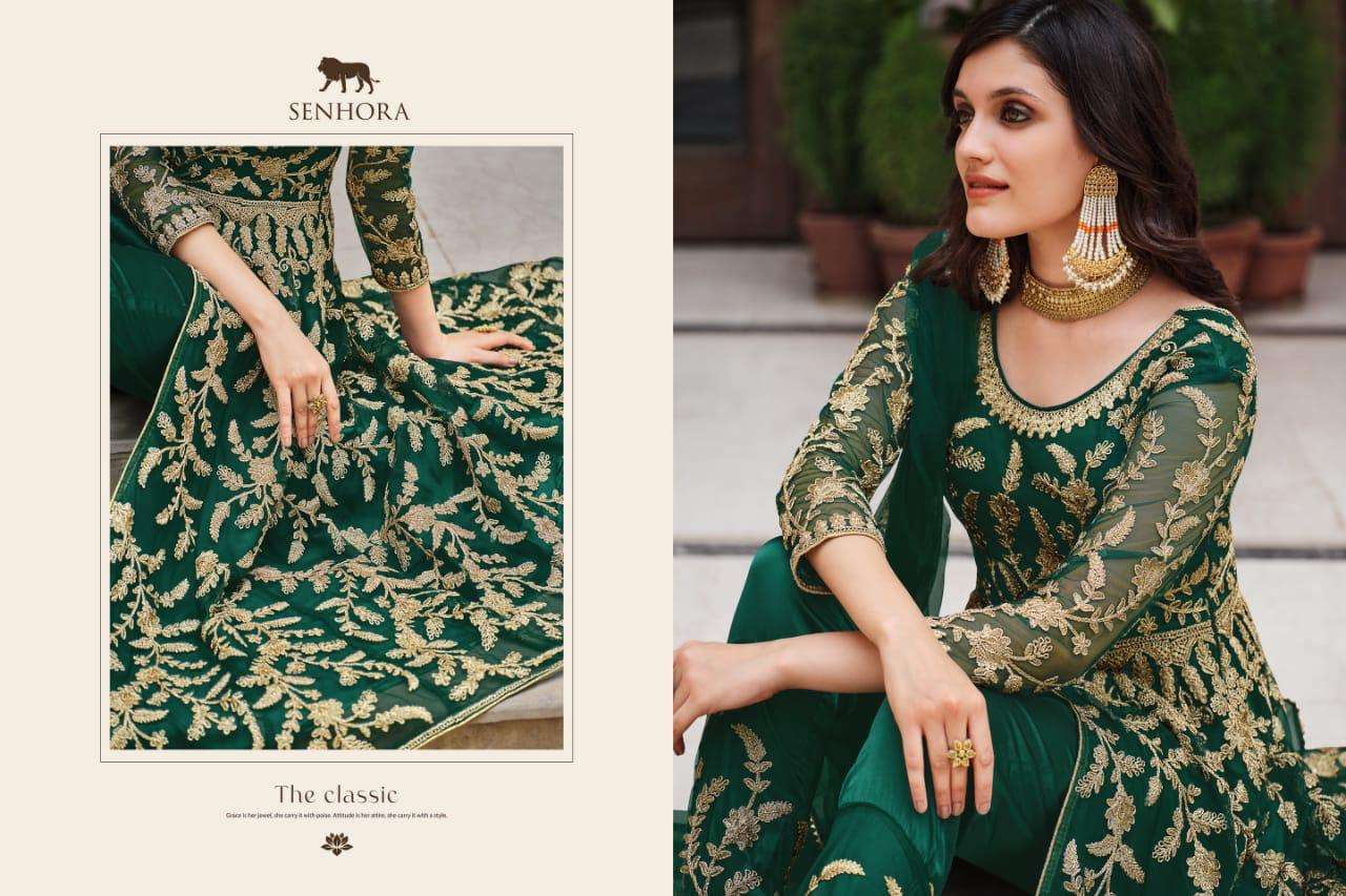Senhora Sharmin Designer Party Wear Anarkali Suit Collection view 5