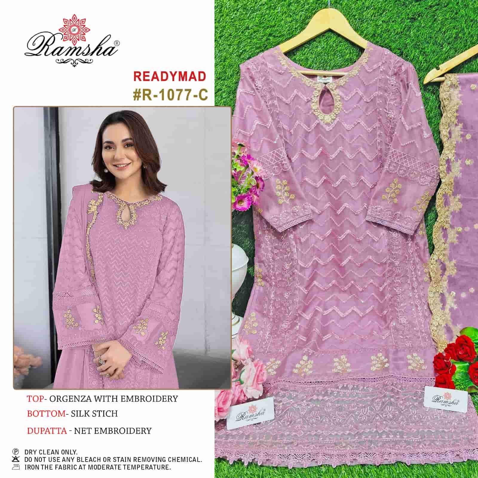 Ramsha R 1077 Colors Pakistani Fancy Designer Suit Readymade Collection view 2