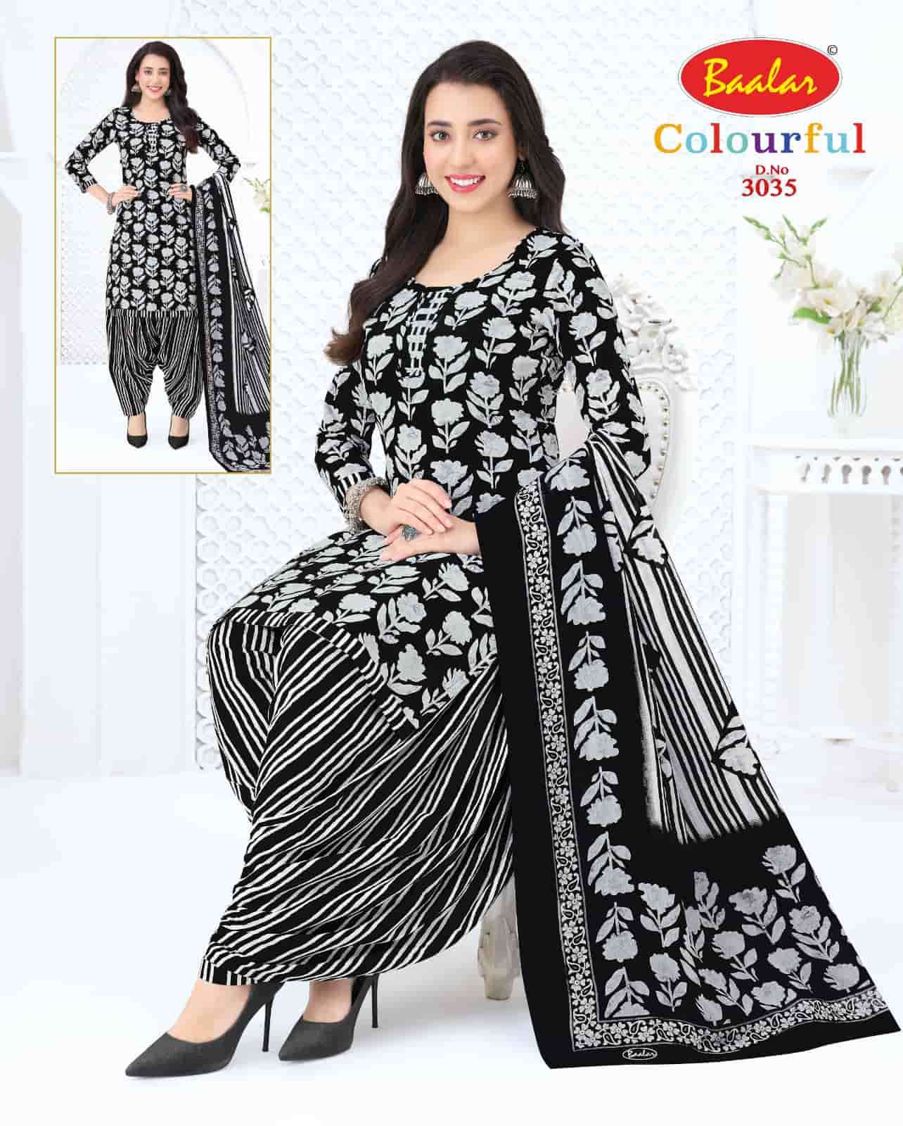 Baalar Colourful Vol 30 Pure Cotton Unstitch Salwar Suit view 17