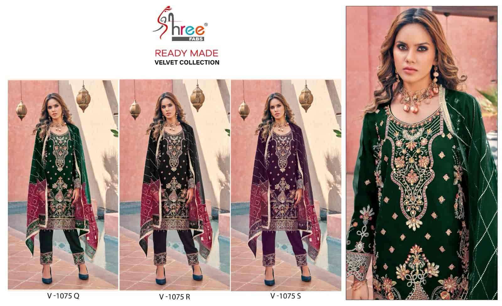 Shree Fabs Velvet Pakistani Designer Suit view 5