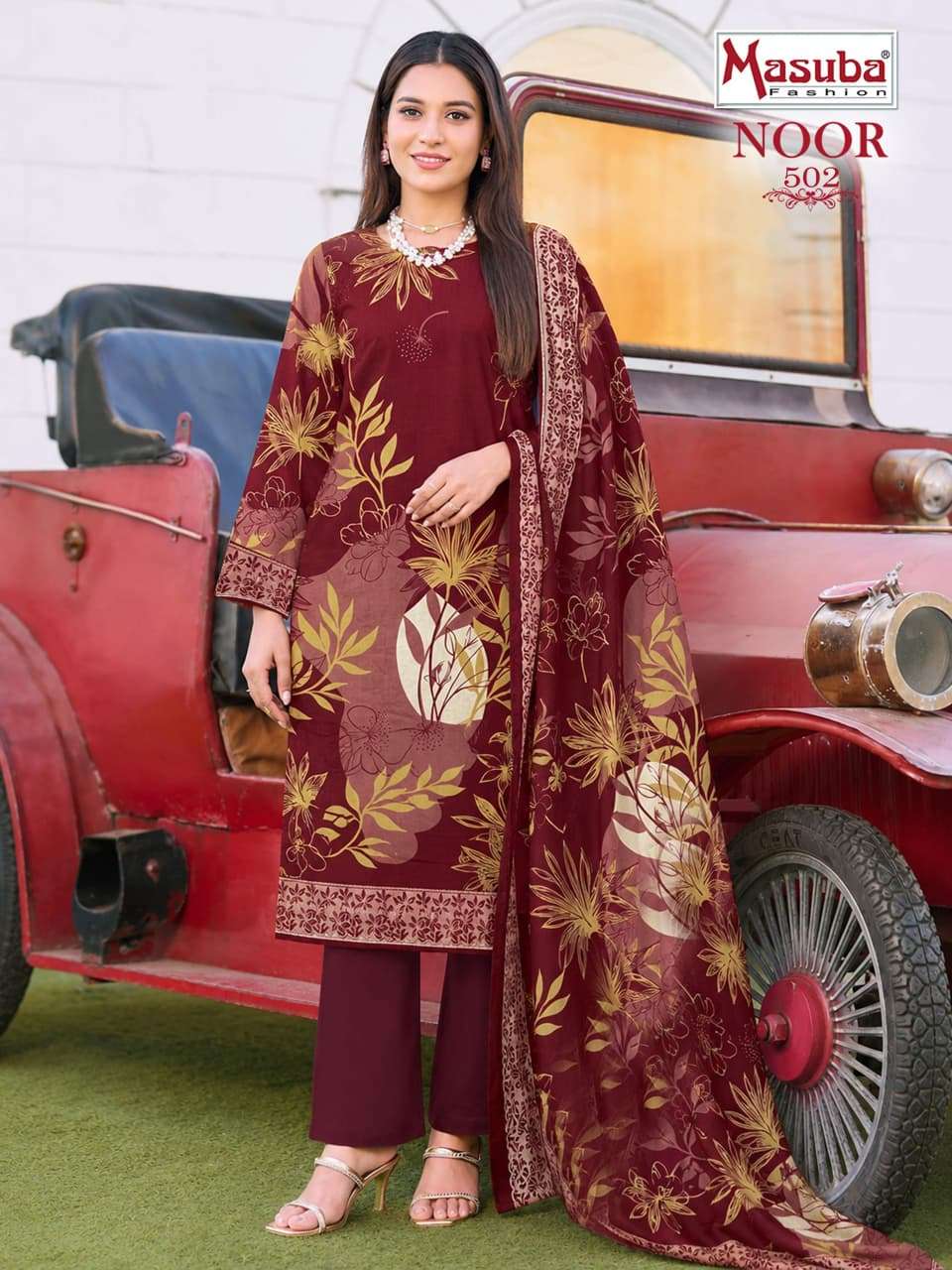 Masuba Fashion Noor Vol 5 Digital Printed Cotton Salwar Suit view 5