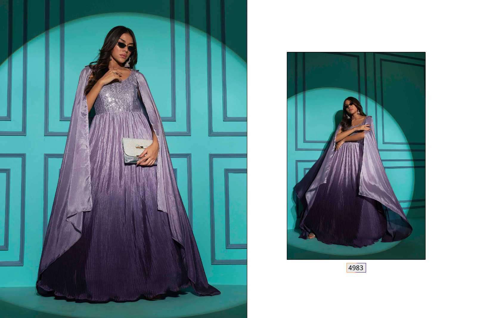 Shubhkala Flory Vol 42 Designer Weeding Wear Gown New Collection view 14
