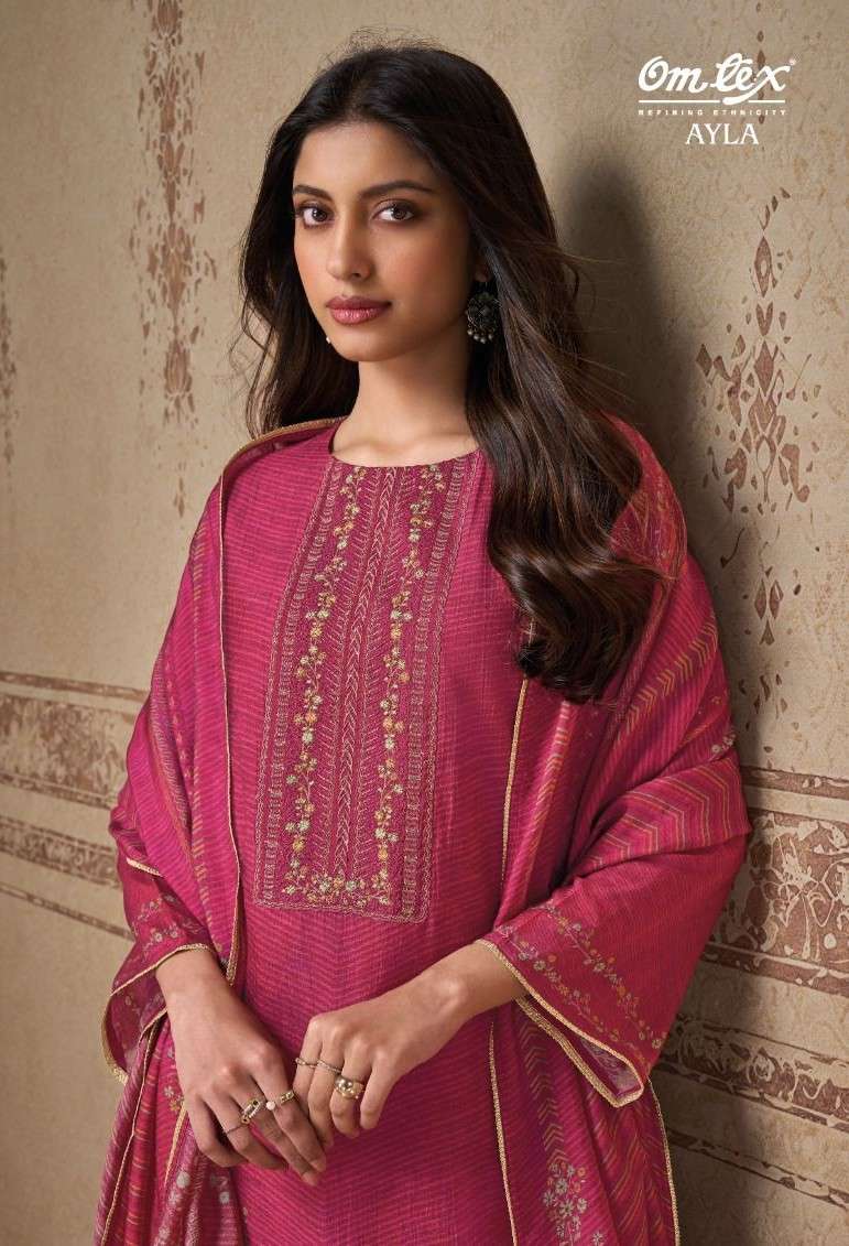 Omtex Ayla Fancy Silk Premium Ladies Dress view 4