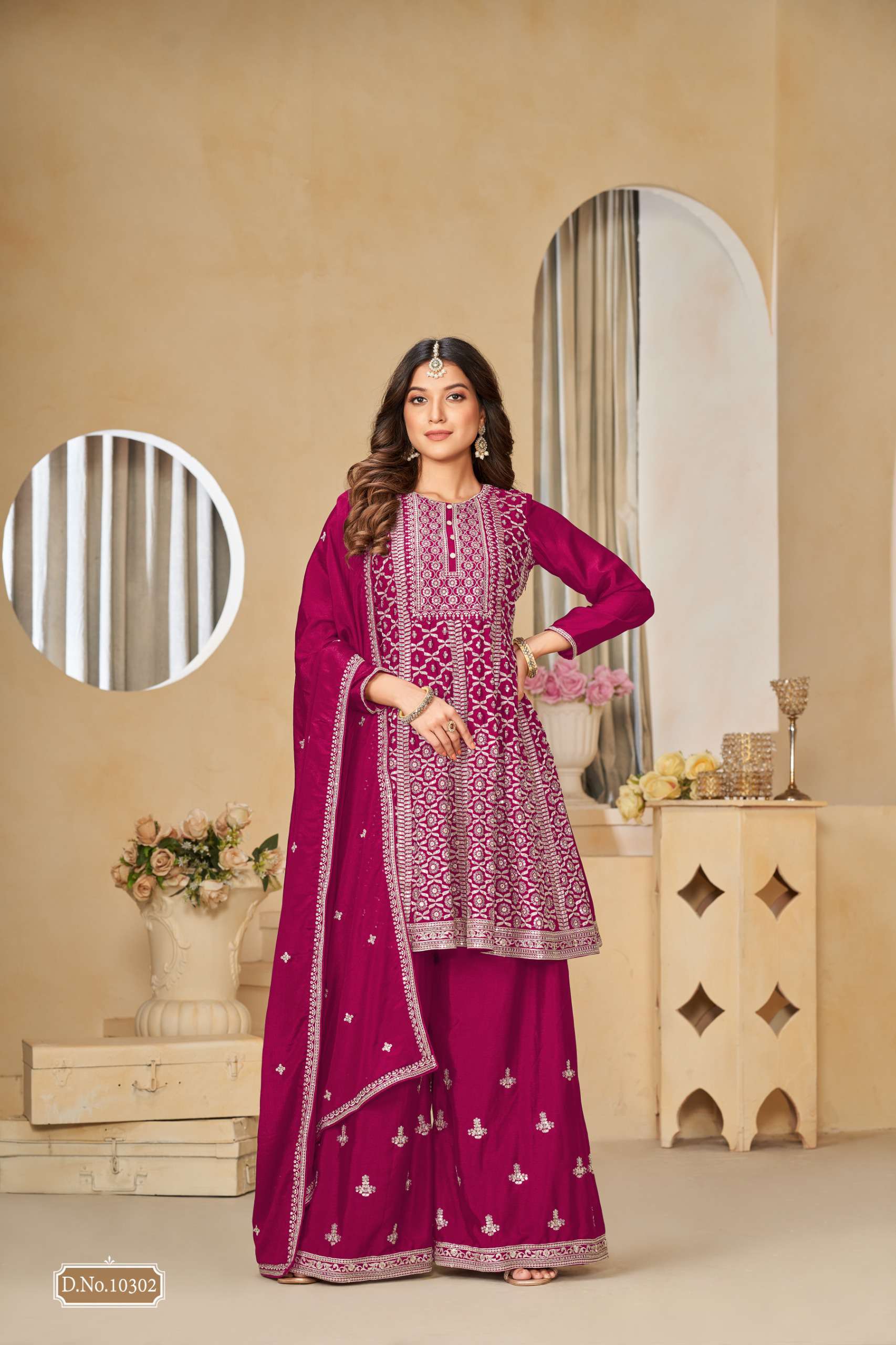 Anjubaa Vol 30 10301 To 10304 Exclusive Sharara Style Dress Festive Collection view 2
