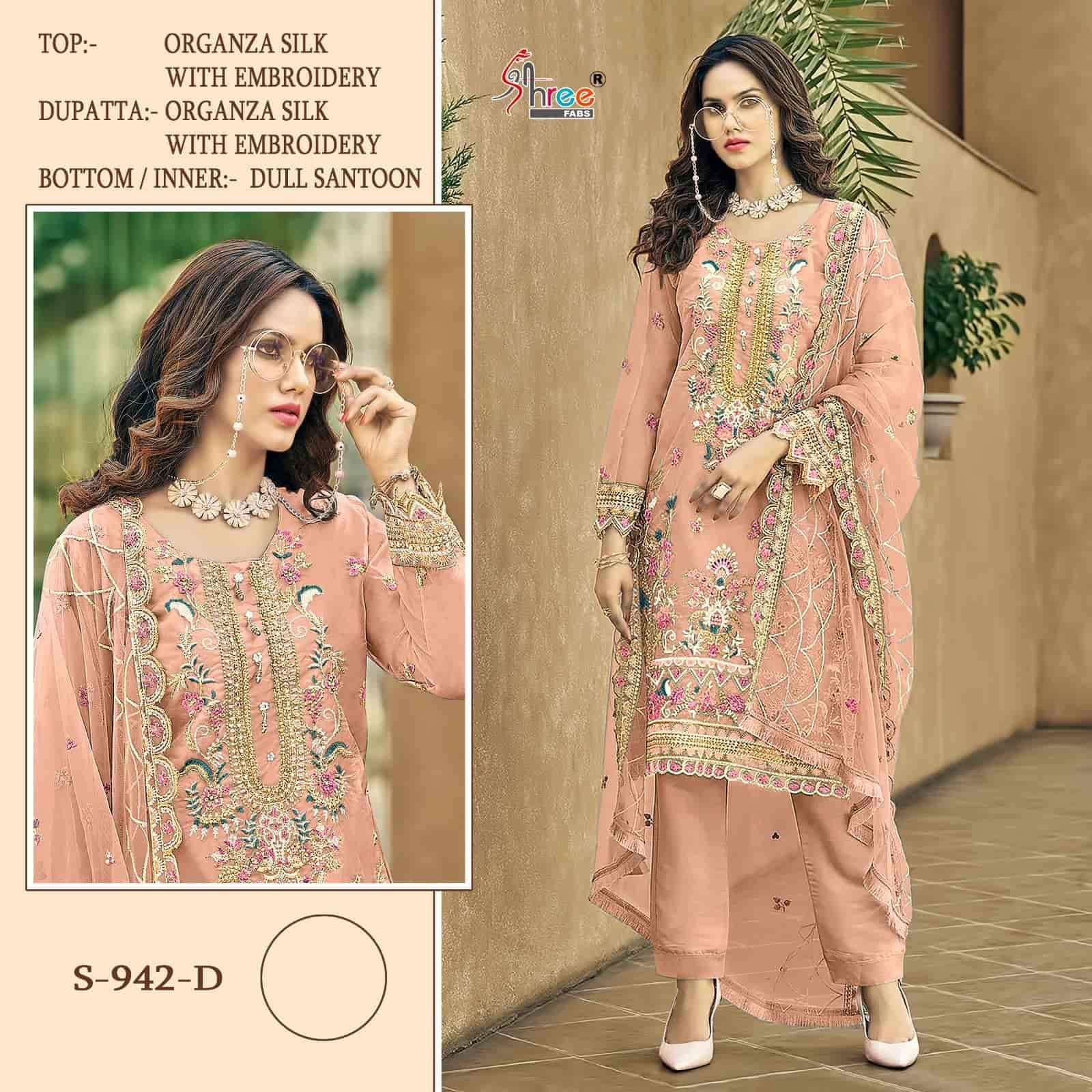 Shree Fabs S 942 Colors Pakistani Heavy Designer Style Festive Wear Collection view 3