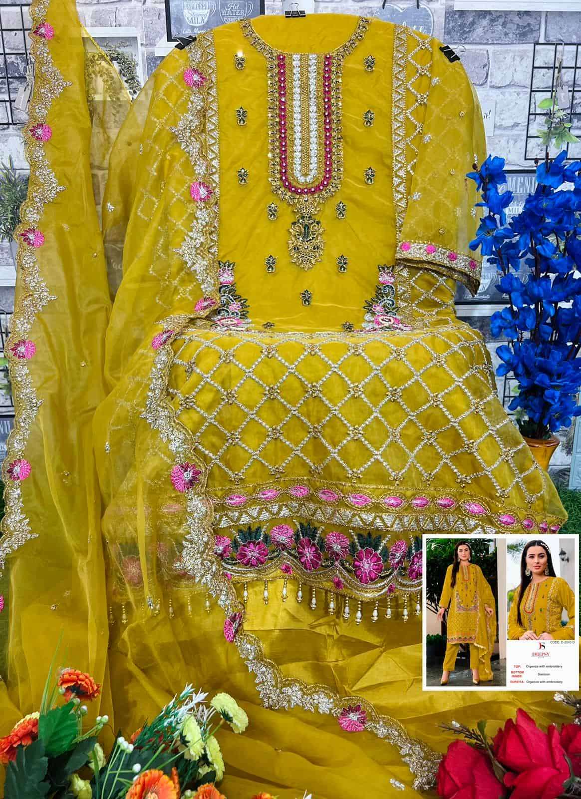 Deepsy D 2043 Colors New Designs Pakistani Festive Wear Salwar Suit Wholesalers view 9
