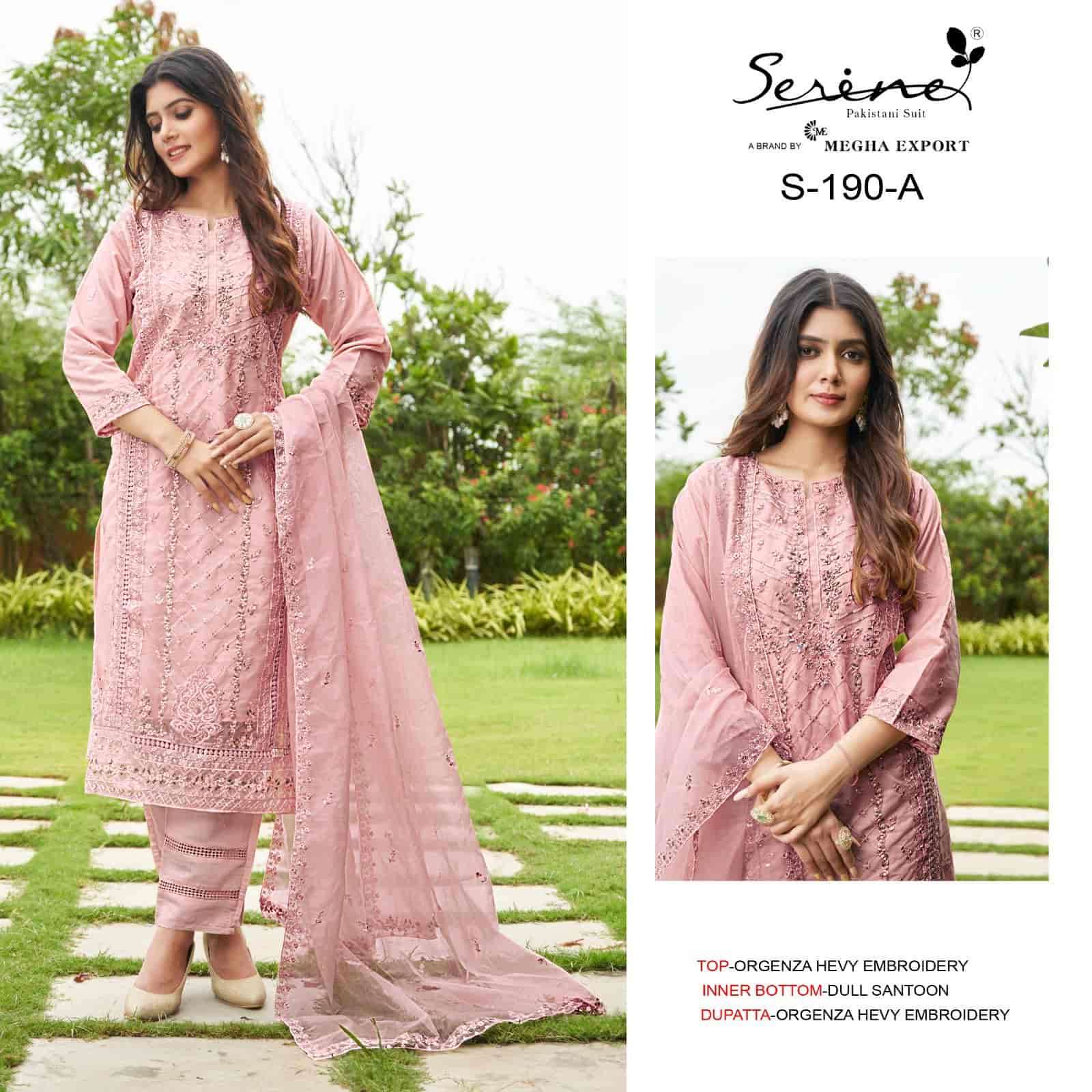 Serine S 190 Colors Pakistani Party Wear Style Latest Designer Salwar Suit Wholesalers view 2