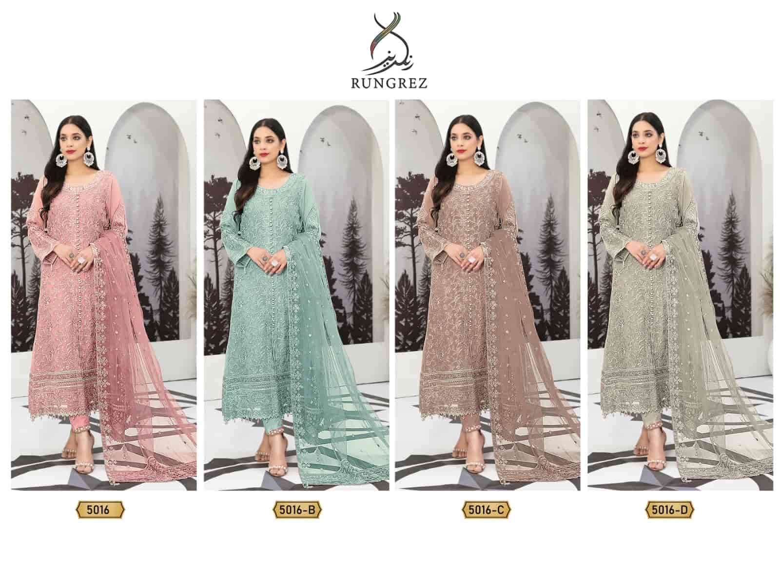 Rungrez 5016 Colors Pakistani Heavy Designer Style Party Wear Suit Exporter view 5