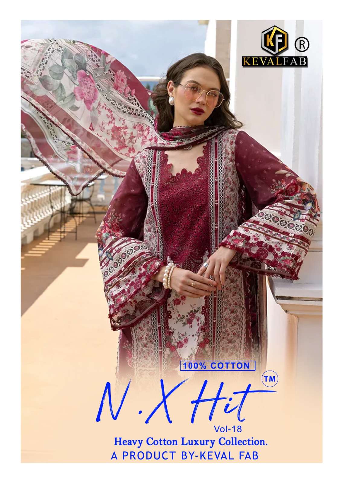 Keval Fab Nx Hit Vol 18 Cotton Dress Material view 5