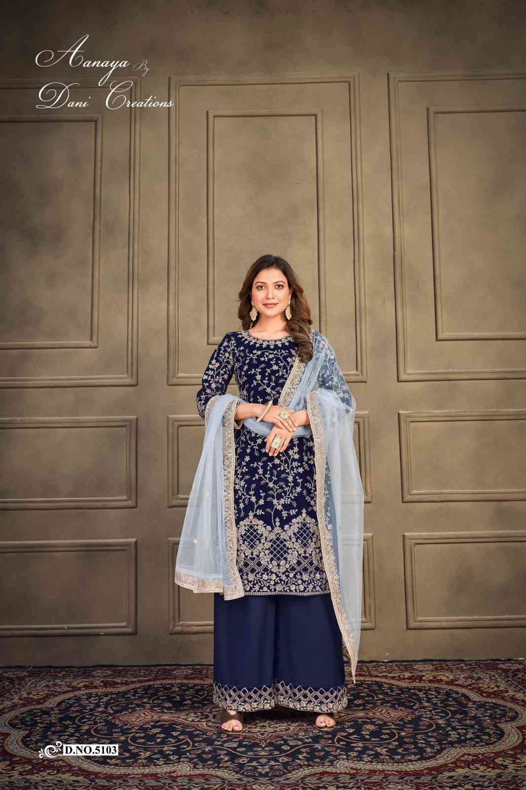 Aanaya Vol 151 Party Wear Velvet Salwar Kameez view 2