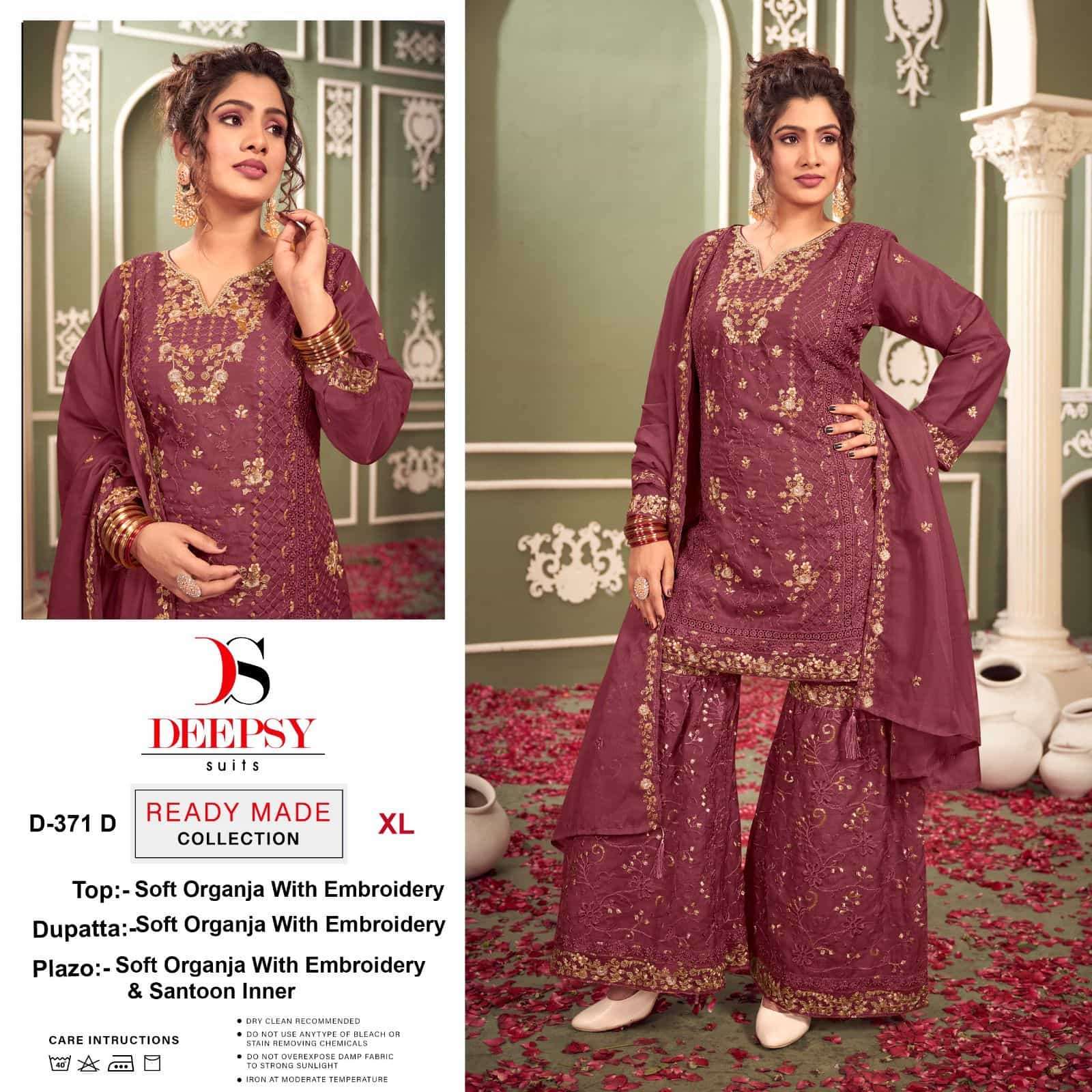 Deepsy D 371 Colors Pakistani Festive Wear Style Readymade Suit Wholesalers view 2