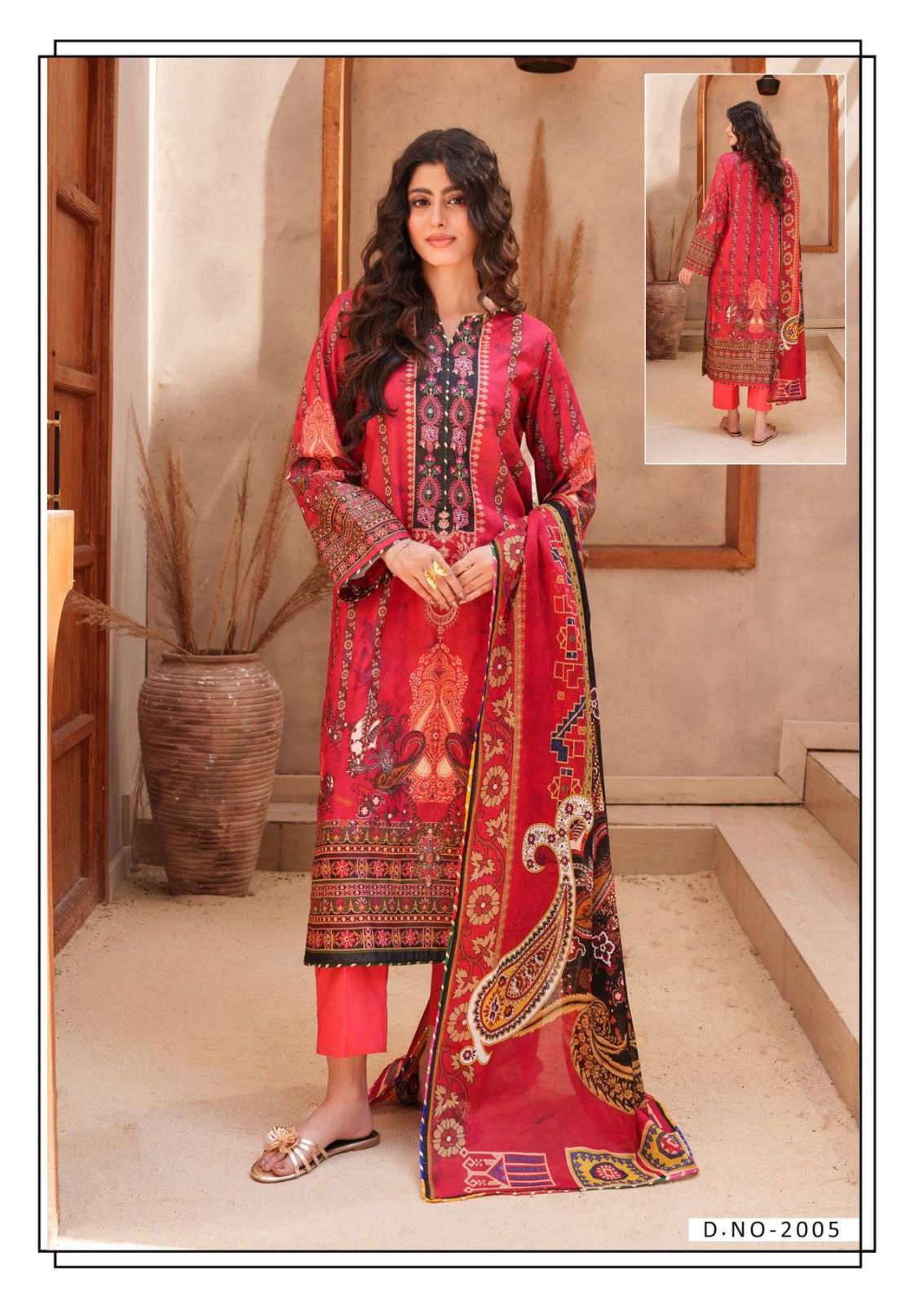 Hala Rang E Bahar Vol 2 Pakistani Print Cotton Suit view 6
