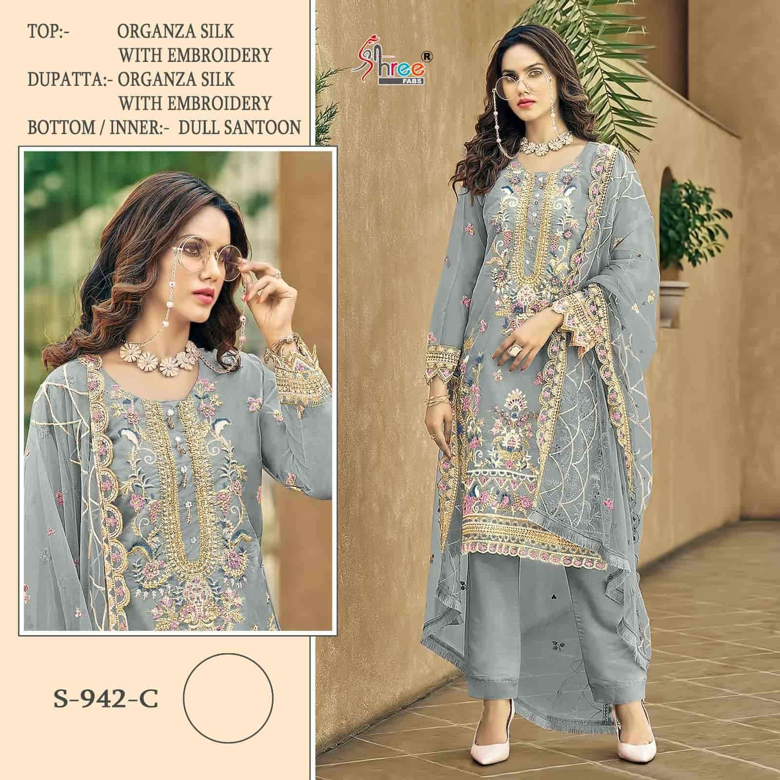 Shree Fabs S 942 Colors Pakistani Heavy Designer Style Festive Wear Collection view 4