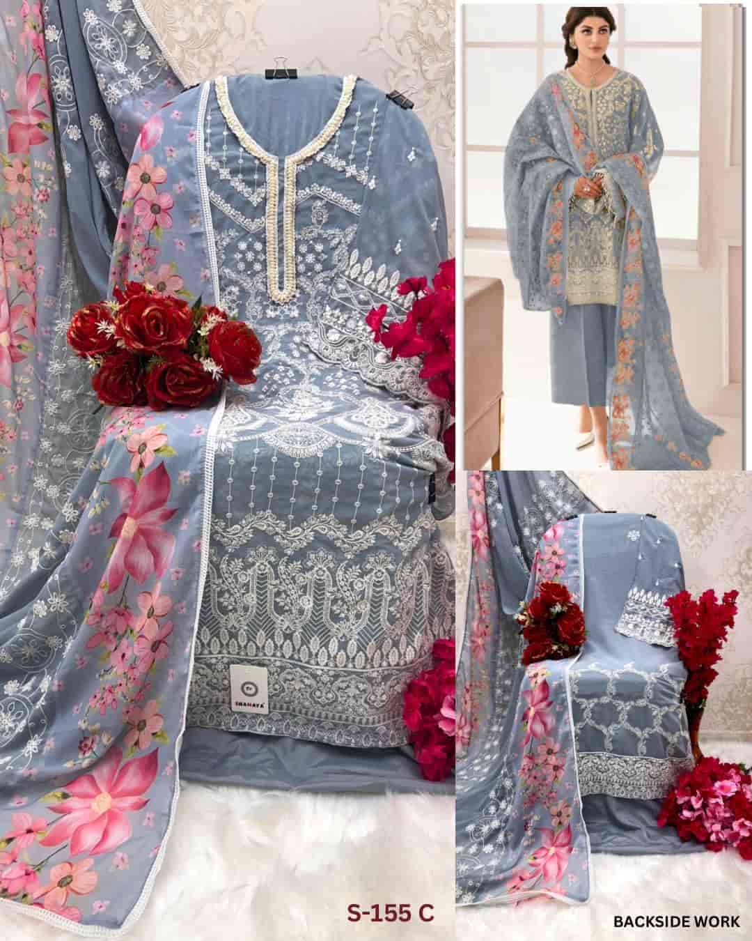 Shanaya S-155 C Rose Premium Pakistani Suit view 2