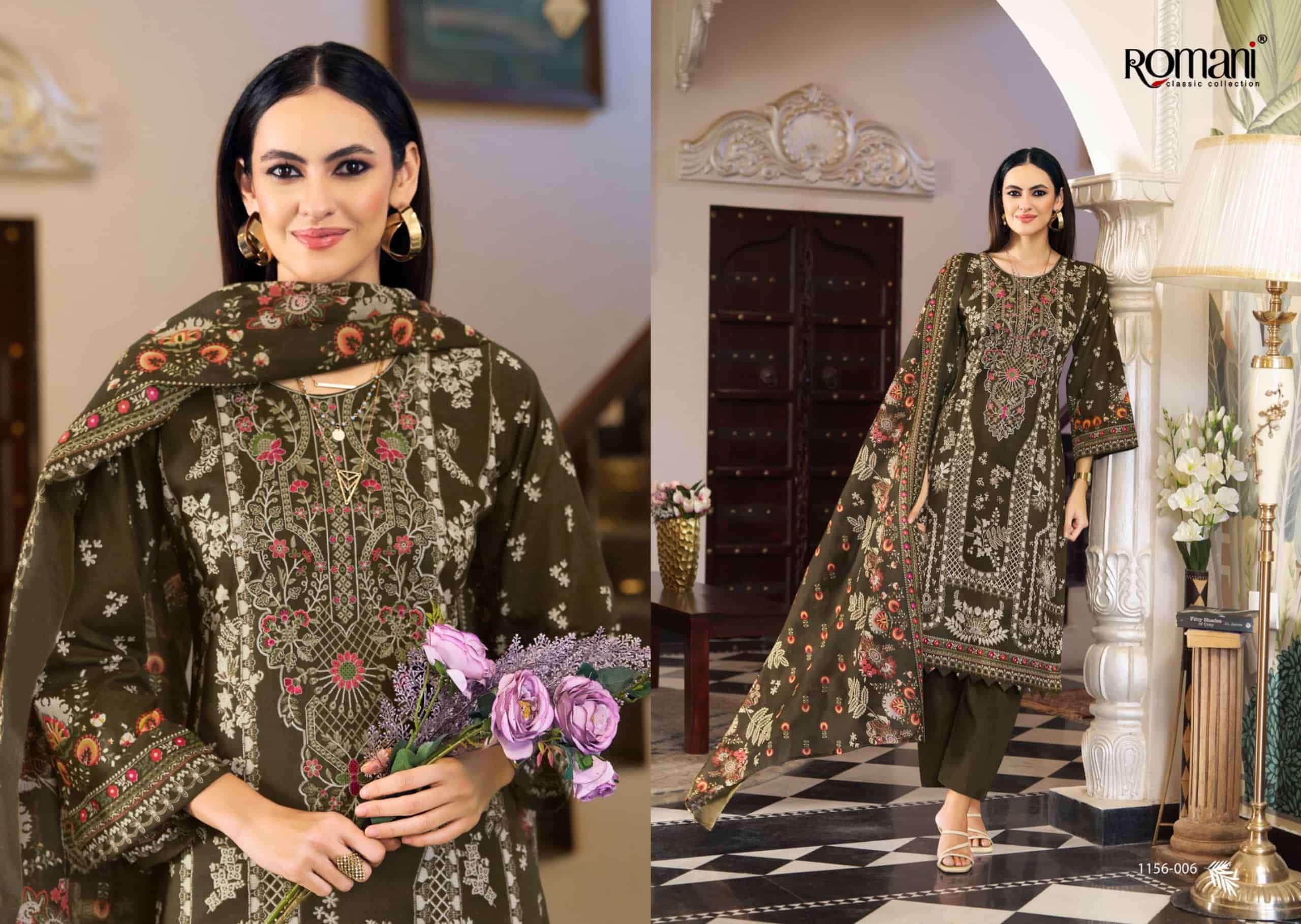 Romani Aarzu Vol 35 Fancy Cotton Dress Material view 3