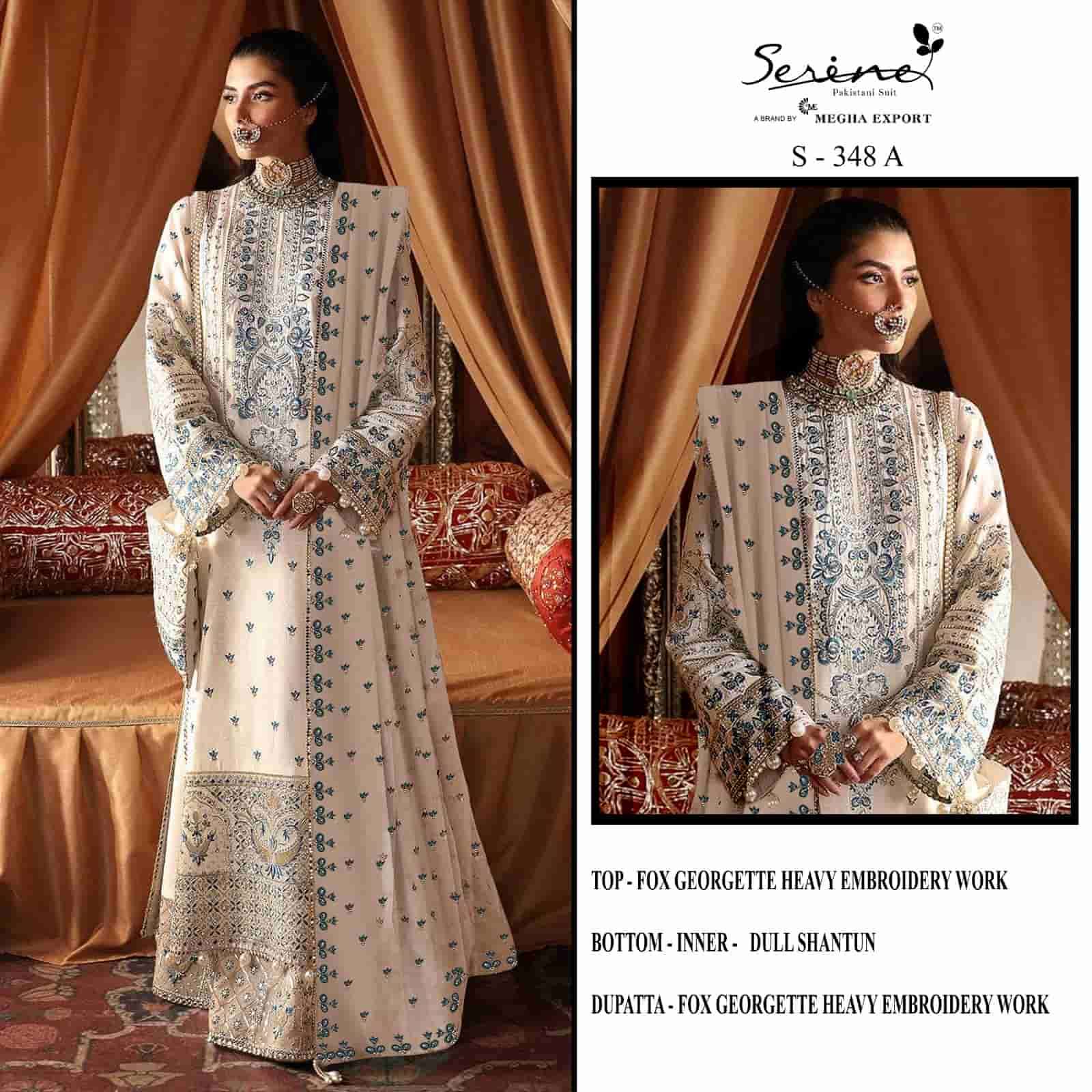 Serine S 348 Exclusive Heavy Designer Style Pakistani Salwar Suit Ensemble view 2