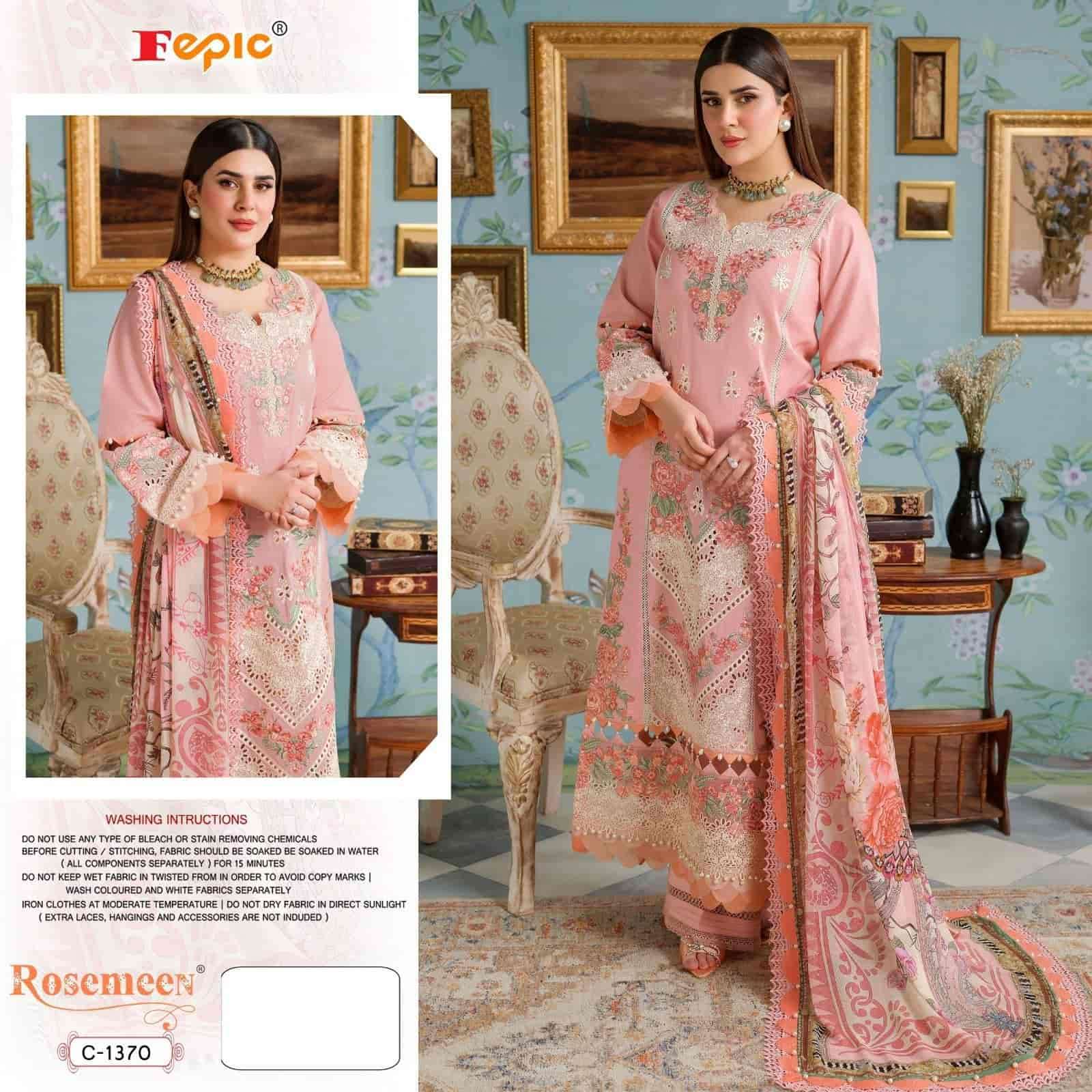 Fepic Rosemeen Pure Cotton Unstitched Salwar Suit