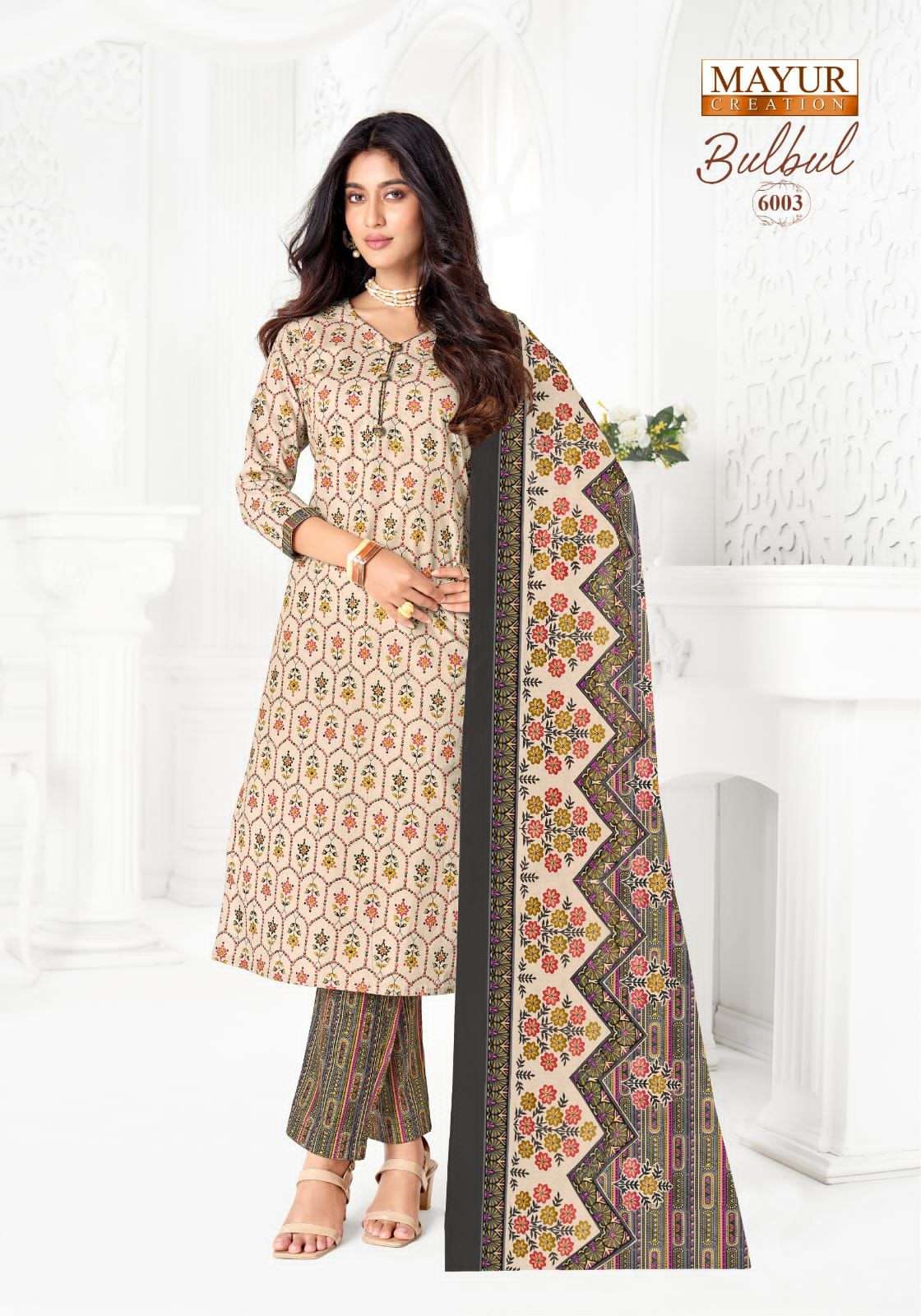 Mayur Bulbul Vol 6 Printed Cotton Dress Material Catalog
