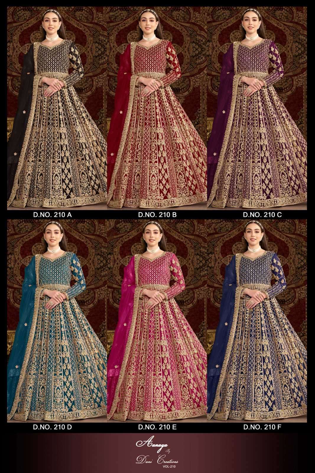 Aanaya Vol 210 Heavy Designer Bridal Wear Dress view 9