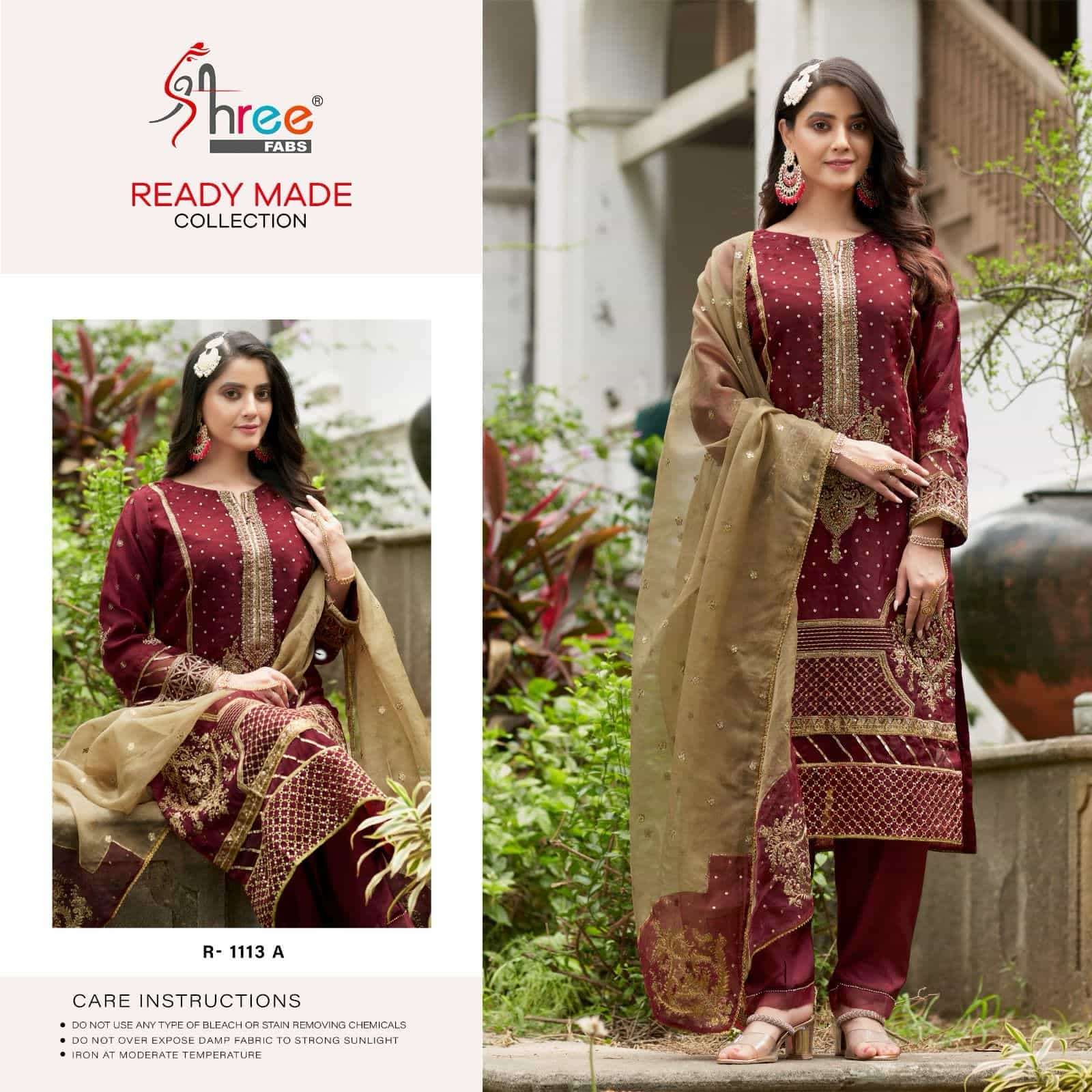 Shree Fabs R 1113 Colors Pakistani Party Wear Style Latest Readymade Collection view 2