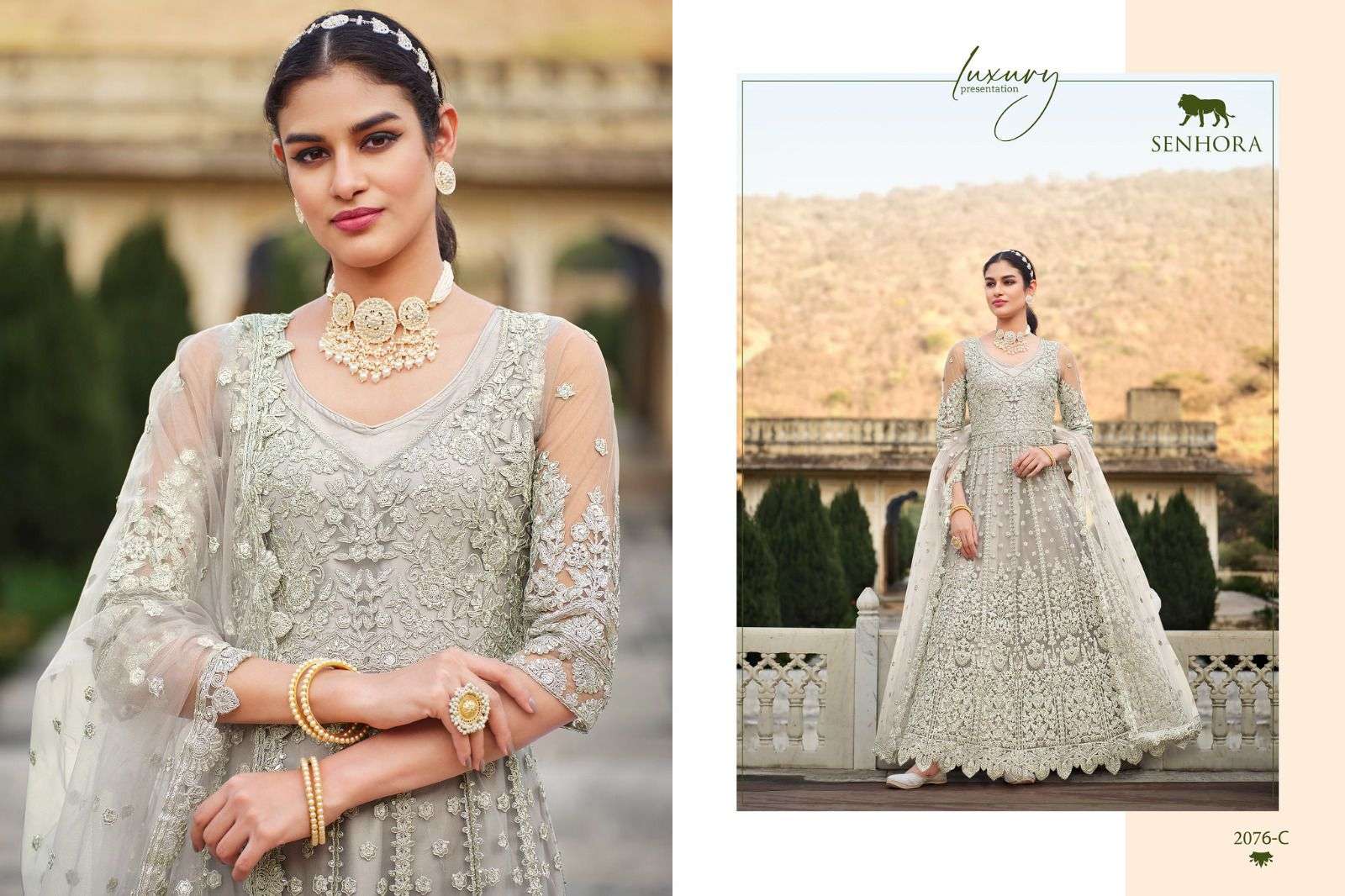 Senhora Anokhi 2076 Colors Latest Designer Anarkali Gown Partywear Collection view 5