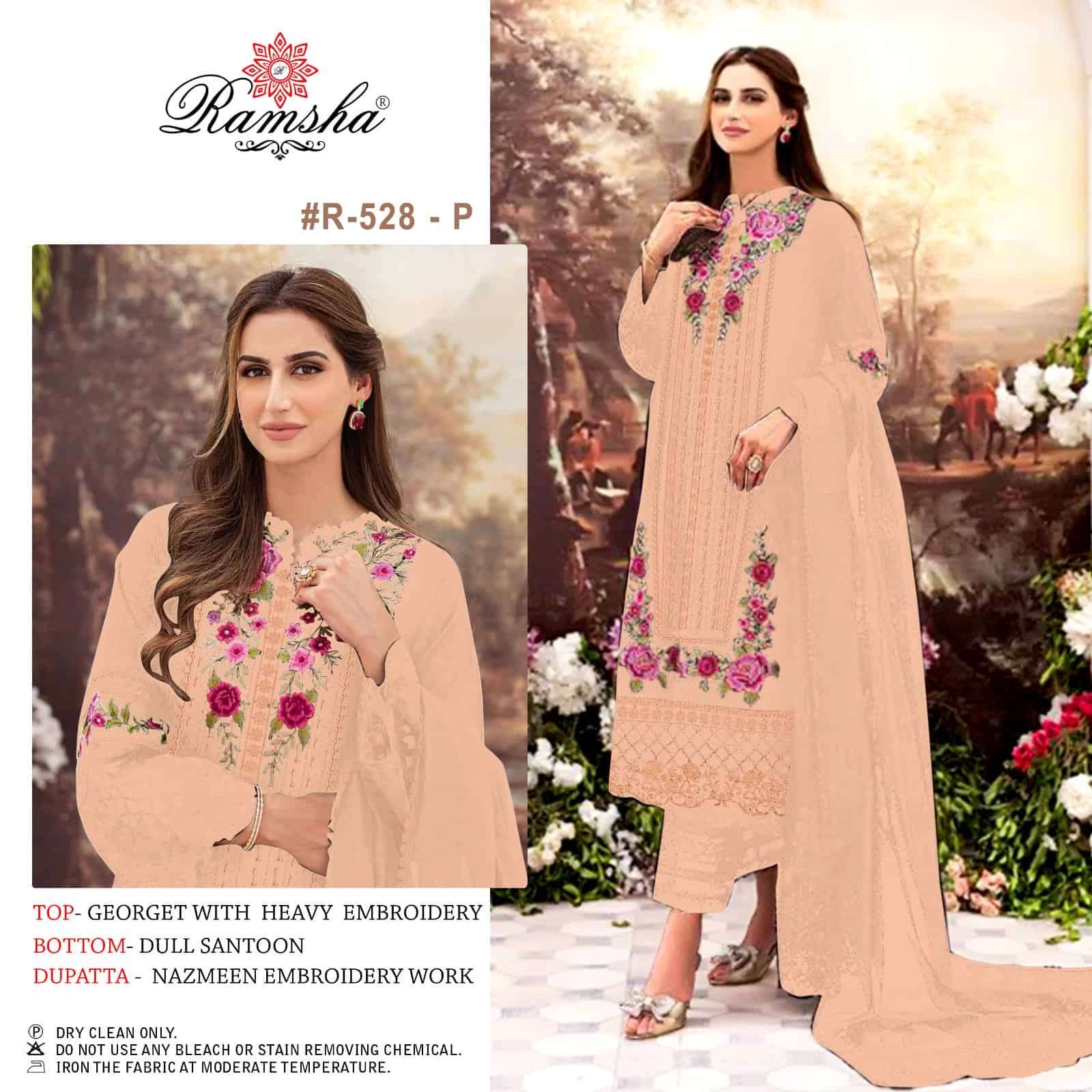 Ramsha R 528 Nx Vol 3 Pakistani Fancy Designer Salwar Suit Wholasaler view 7