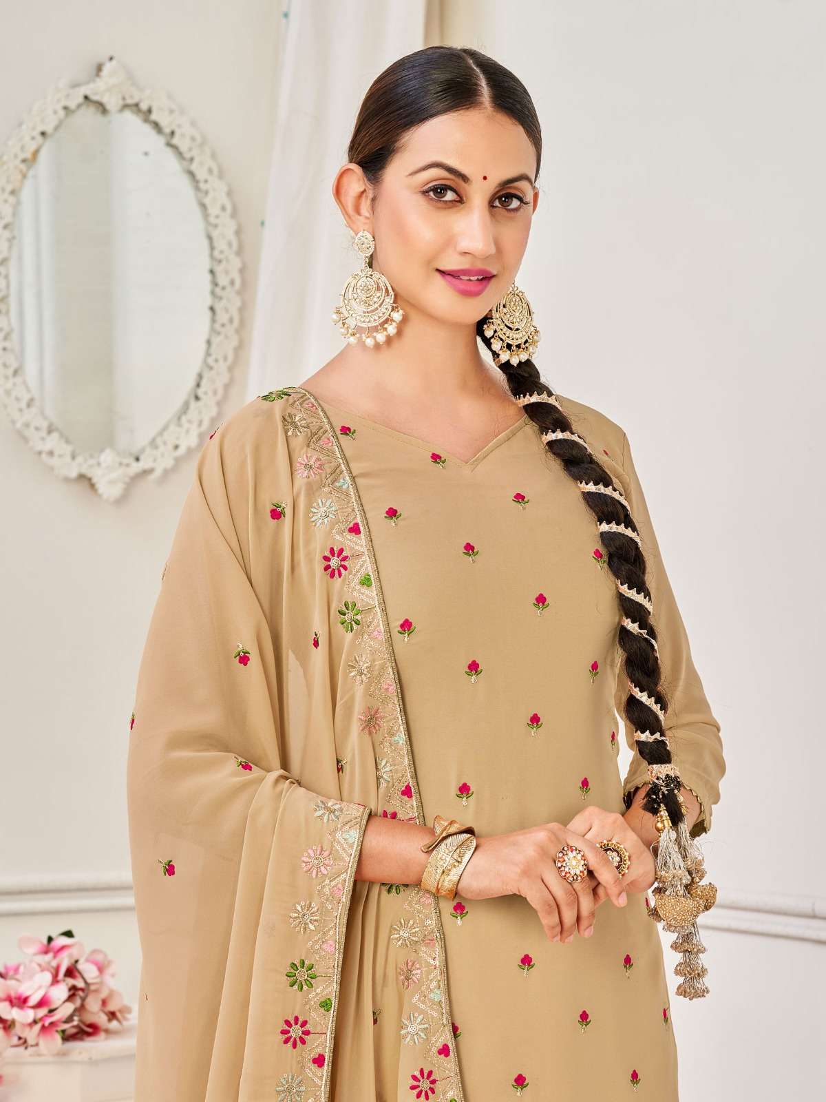 Alfaaz Liyana 119 Colors Fancy Georgette Festive Wear Dress New Collection view 5