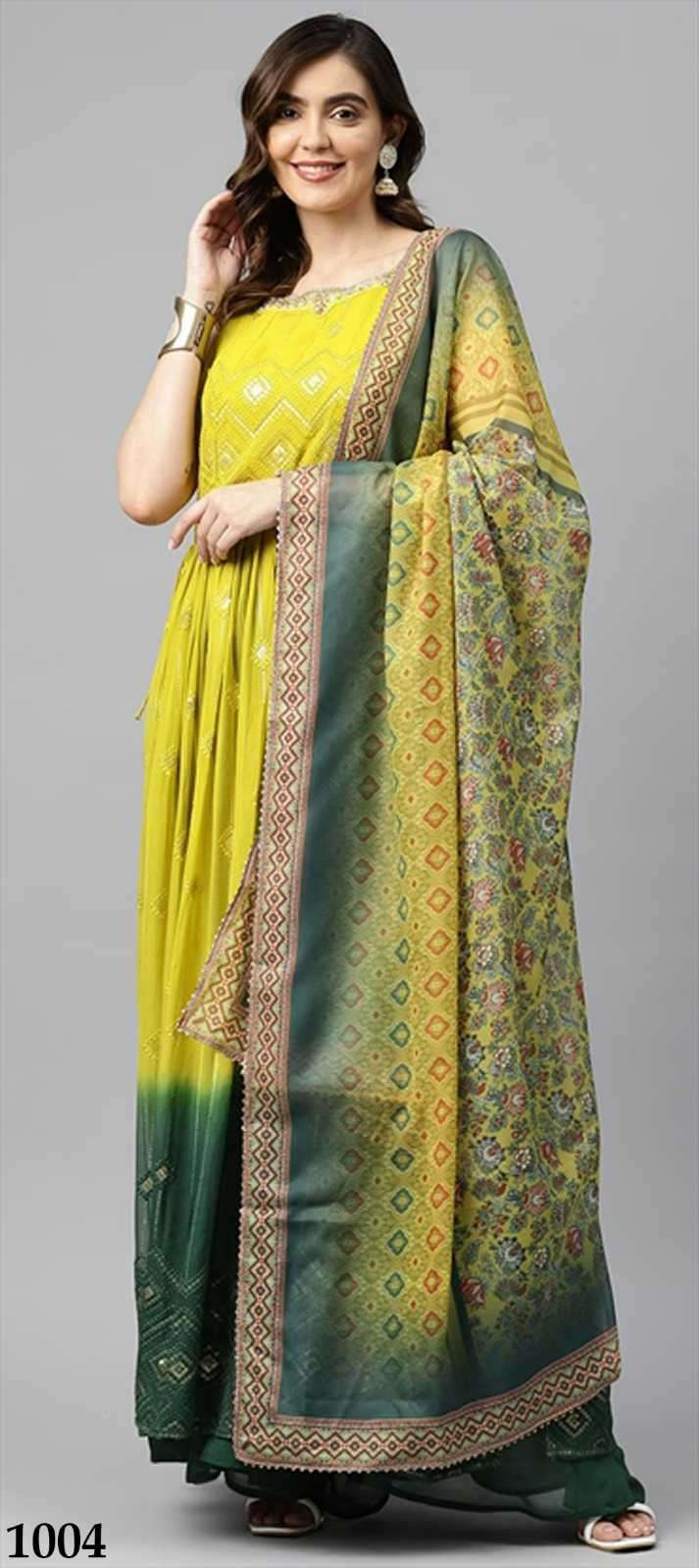 Alfaaz Faiza Latest Designer Sharara Style Dress Wedding Collection view 2