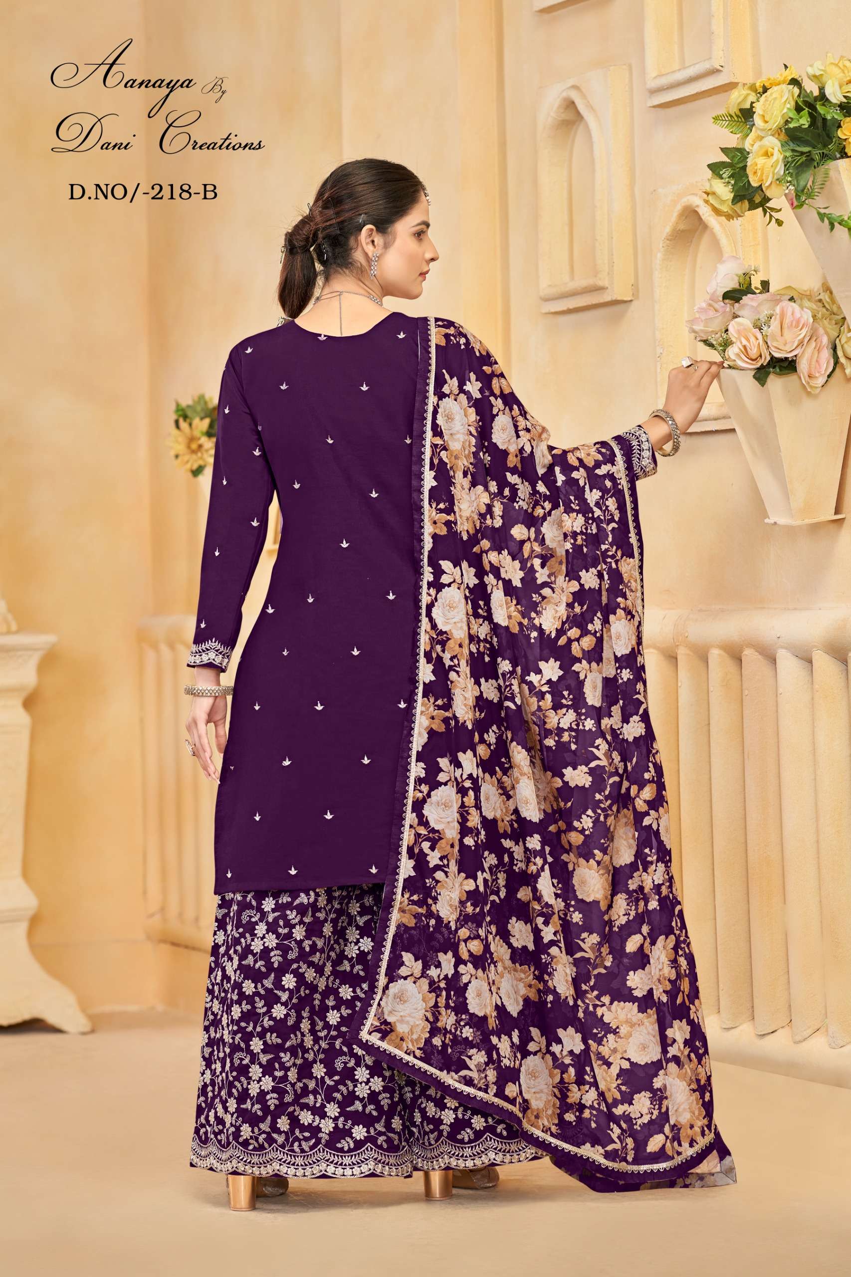 Aanaya Vol 218 Exclusive Plazzo Styl Suit Price view 5