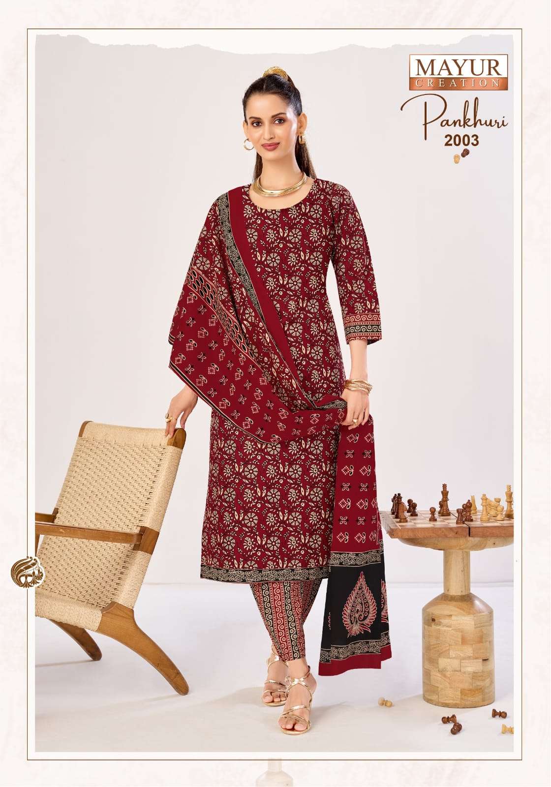 Mayur Pankhuri Vol 2 Pure Cotton Dress Material view 4