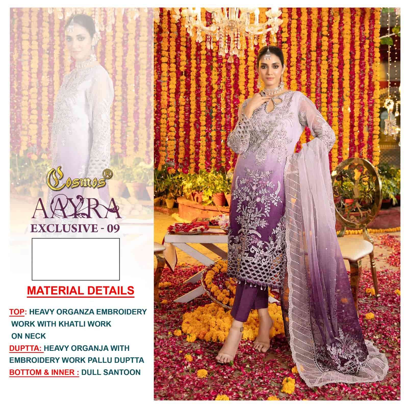 Cosmos Aayra Exclusive Pakistani Designer Suit view 4