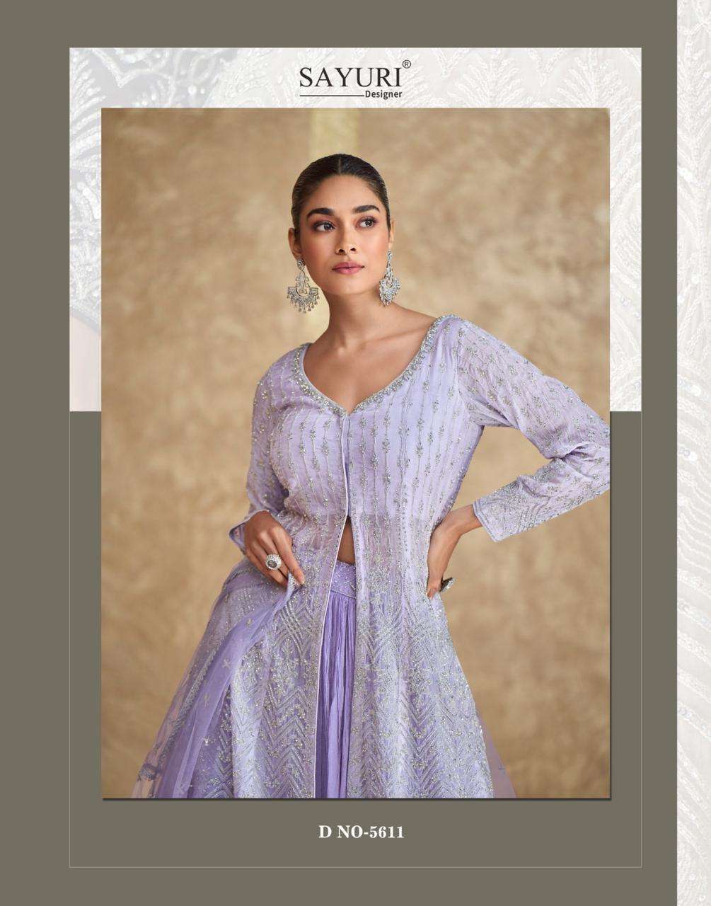 Sayuri Sawaria 5611 Hit Design Indo Western Dress Partywear Collection view 5
