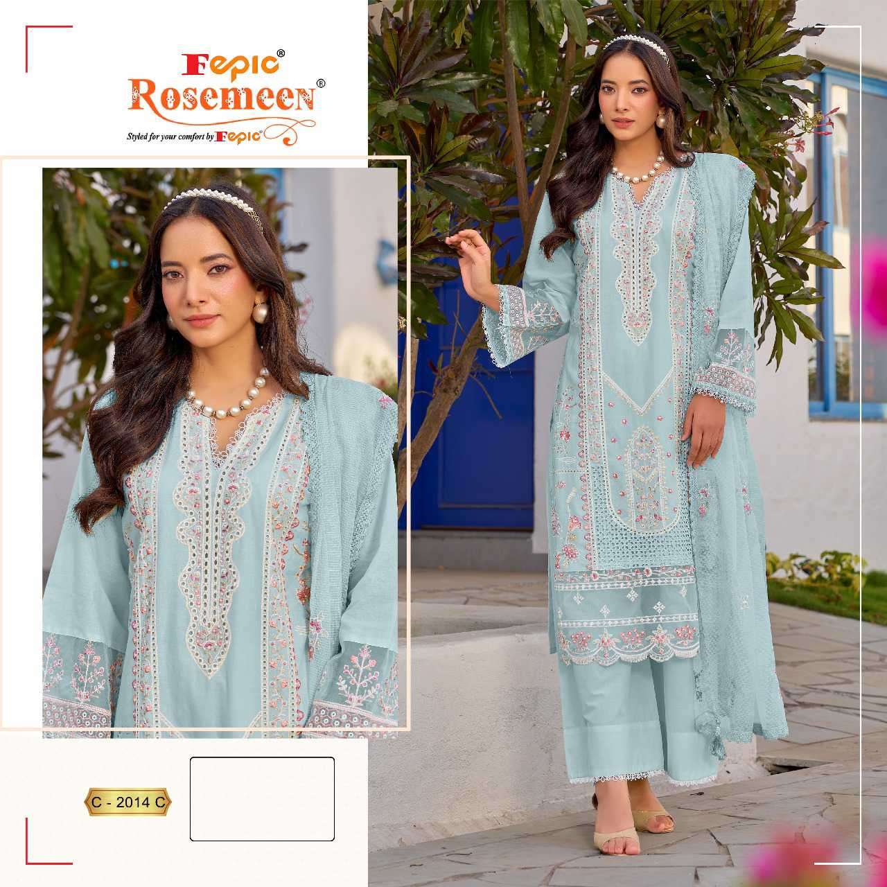 Fepic Rosemeen Embroidered Pakistani Salwar Suit view 2