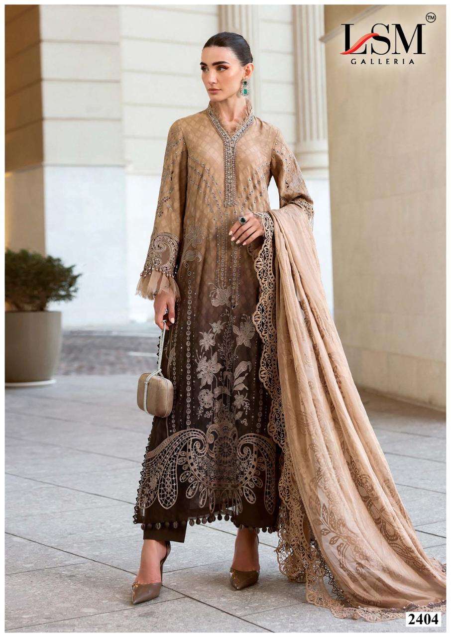 Lsm Parian Dream Vol 24 Printed Pure Lawn Dress Material view 11