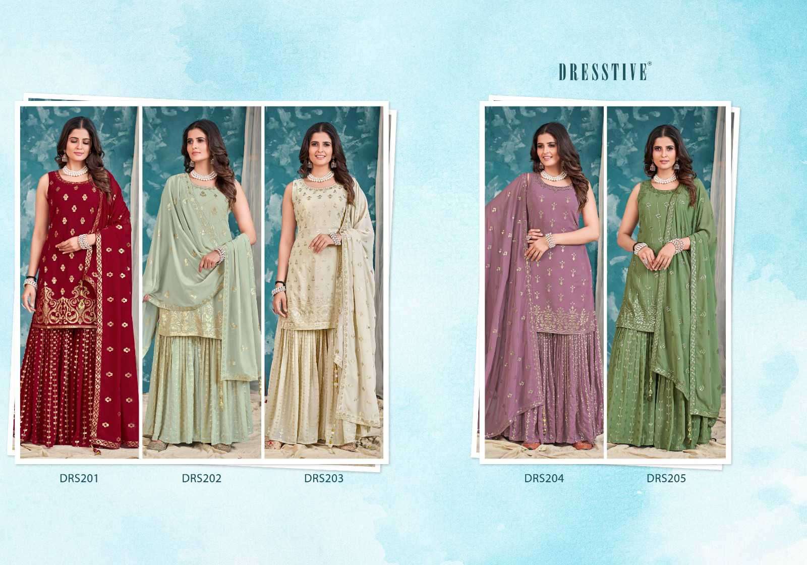 Dresstive Seher Designer Wedding Wear Gharara Dress Online view 13
