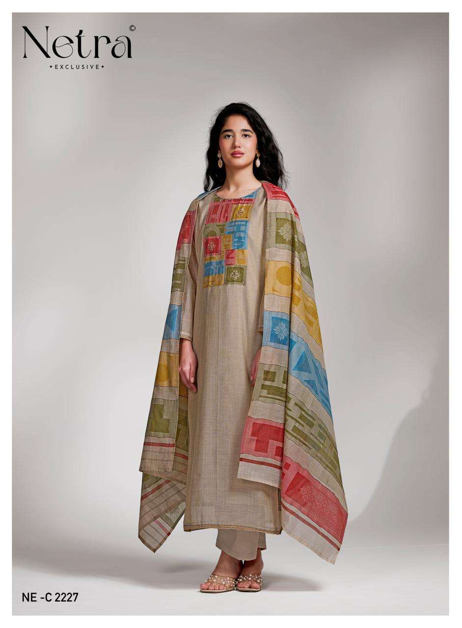 Netra Surekha Pure Banarasi Chanderi Suit Collection