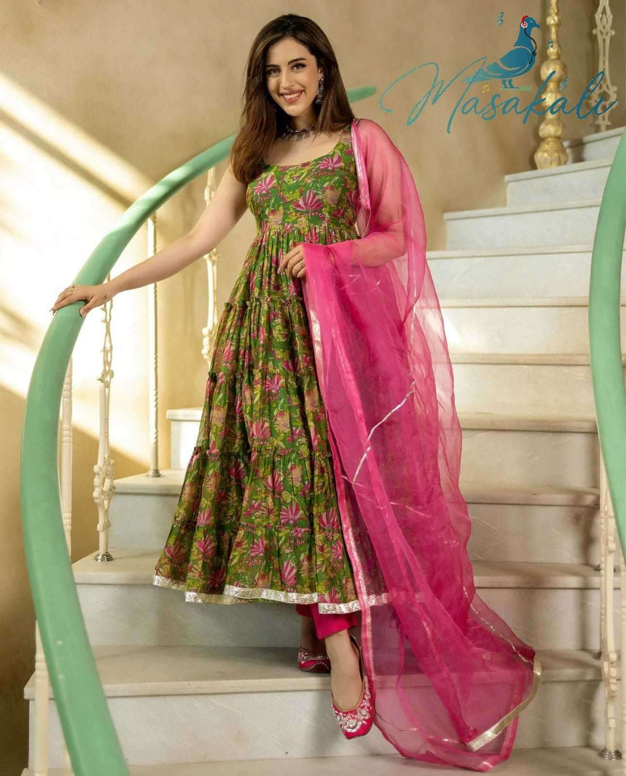 Masakali Vol 1 Latest Style Frill Designs 3 Piece Suit New Arrivals view 12