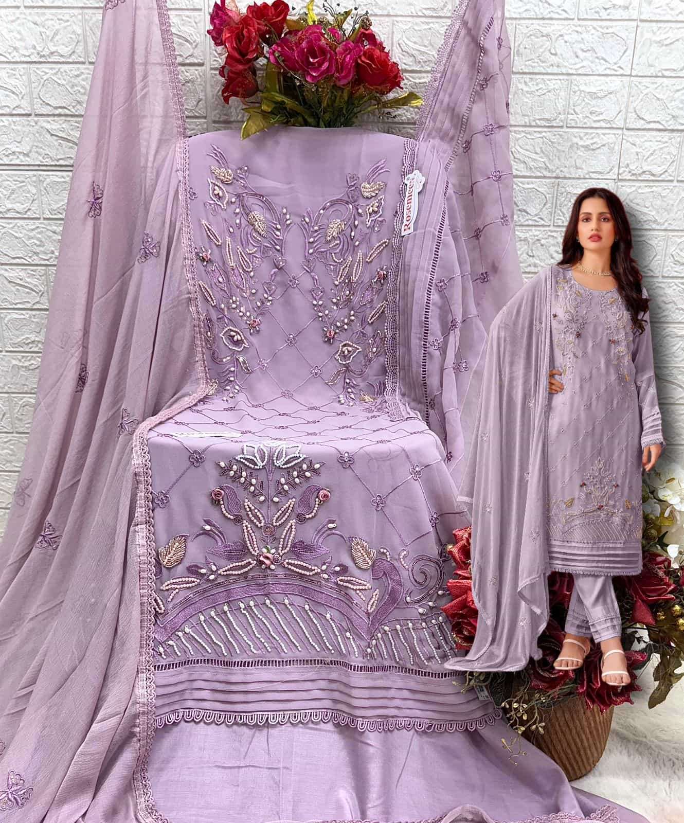 Fepic C 1665 Colors Latest Designer Georgette Embroidered Salwar Suit Wholesalers view 8