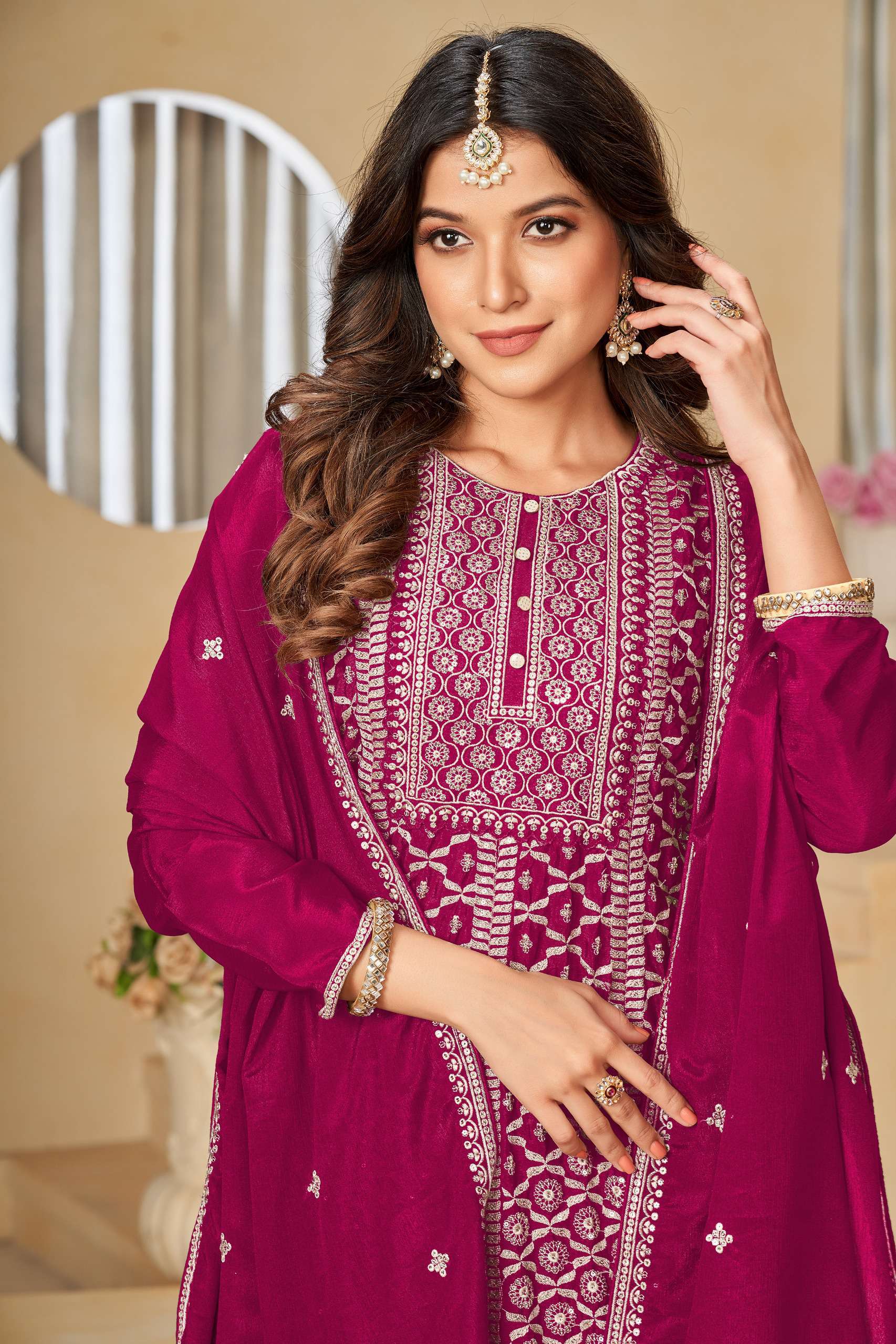Anjubaa Vol 30 10301 To 10304 Exclusive Sharara Style Dress Festive Collection view 6