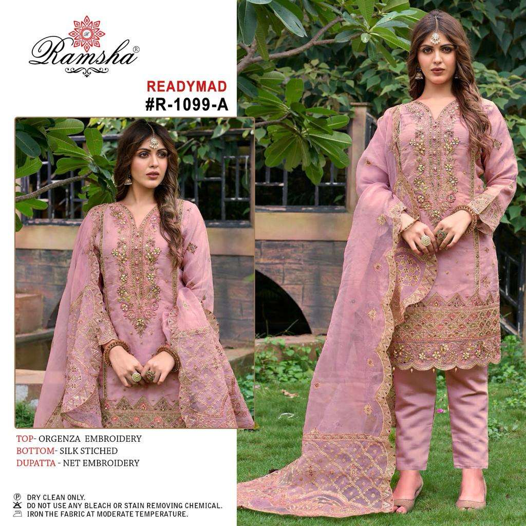 Ramsha R 1099 Colors Festive Wear Style Heavy Designer Readymade Collection view 2