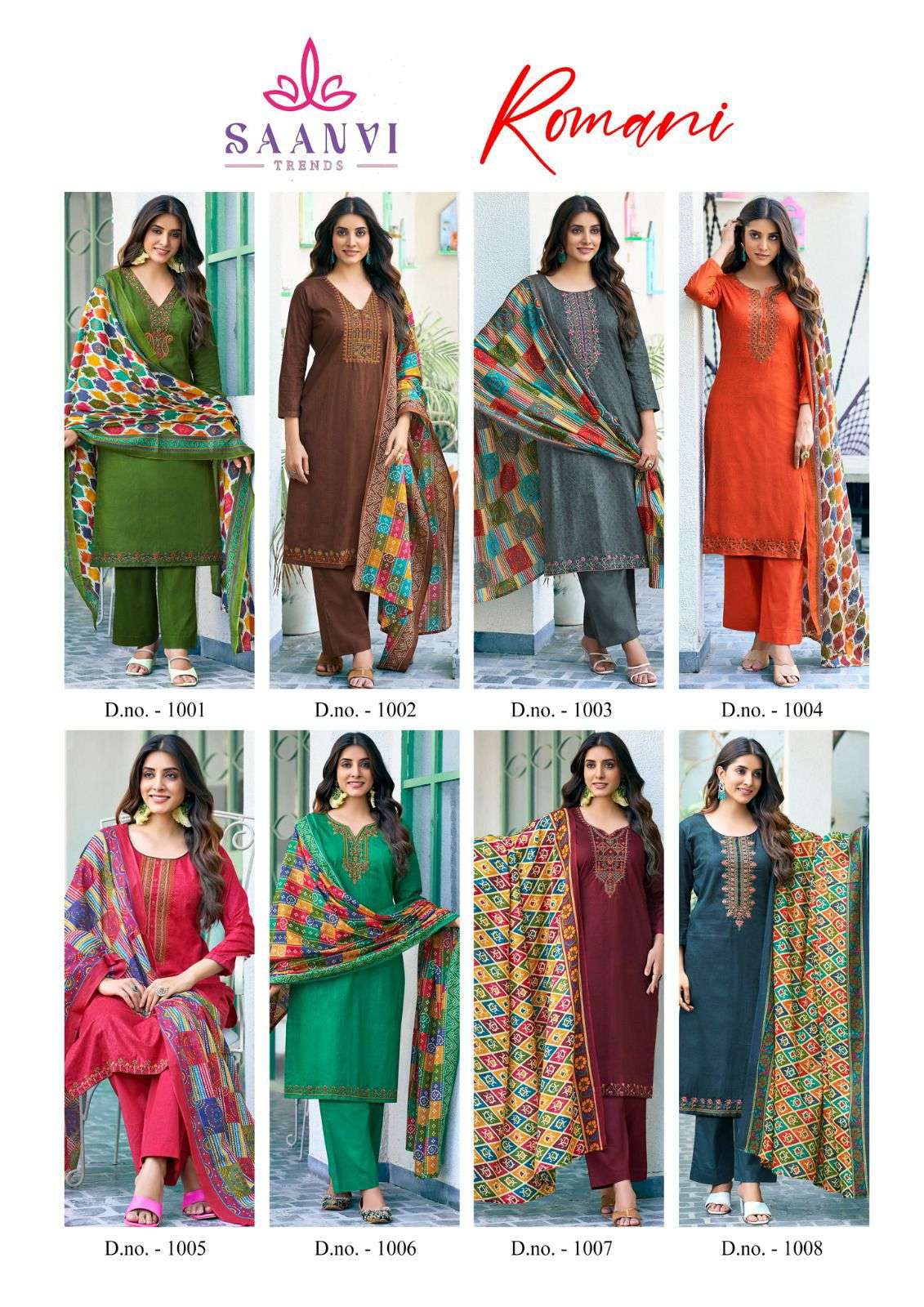 Saanvi Trends Romani Cotton Dress Material view 2