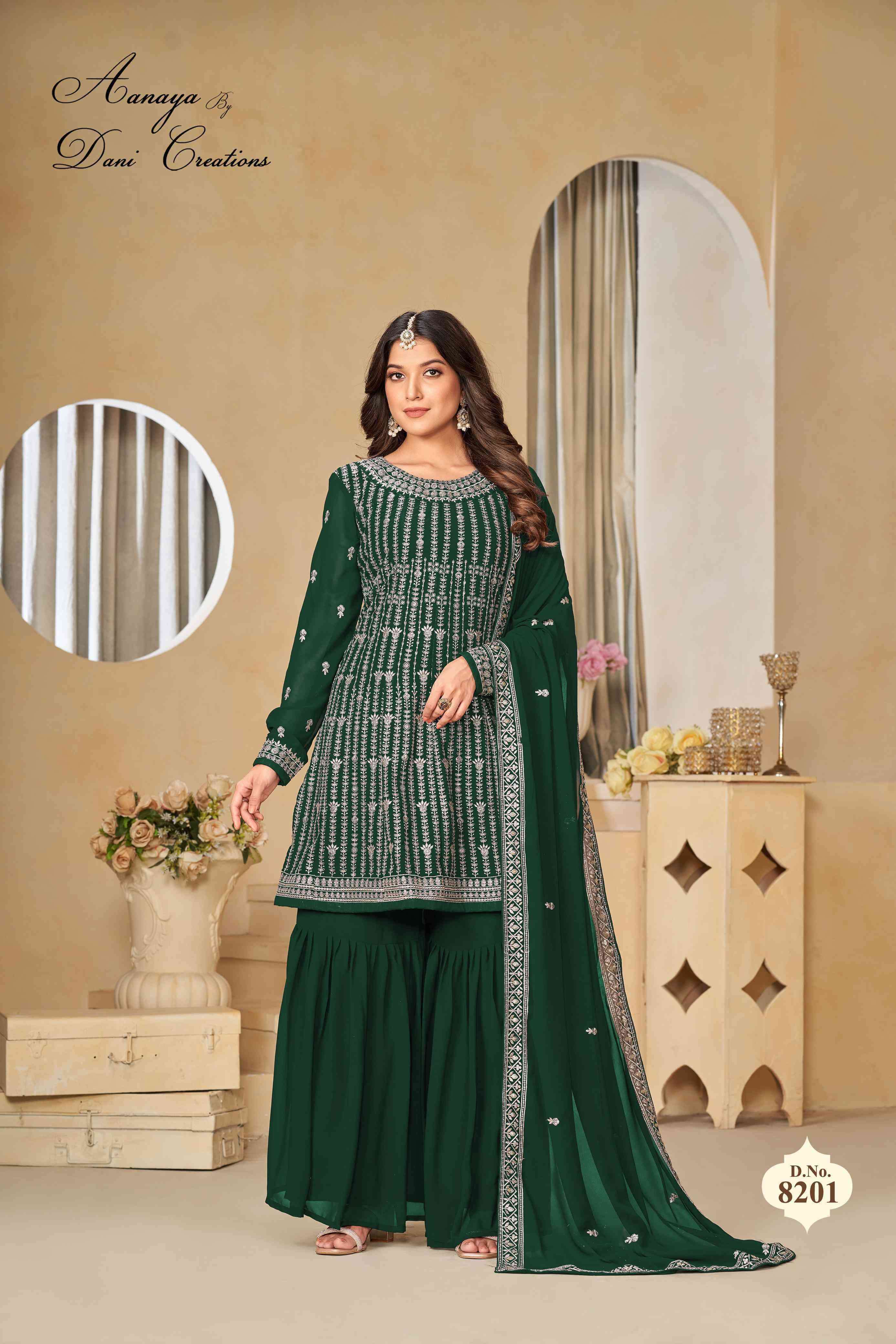 Aanaya Vol 182 8201 To 8204 Festive Wear Ladies Dress view 2