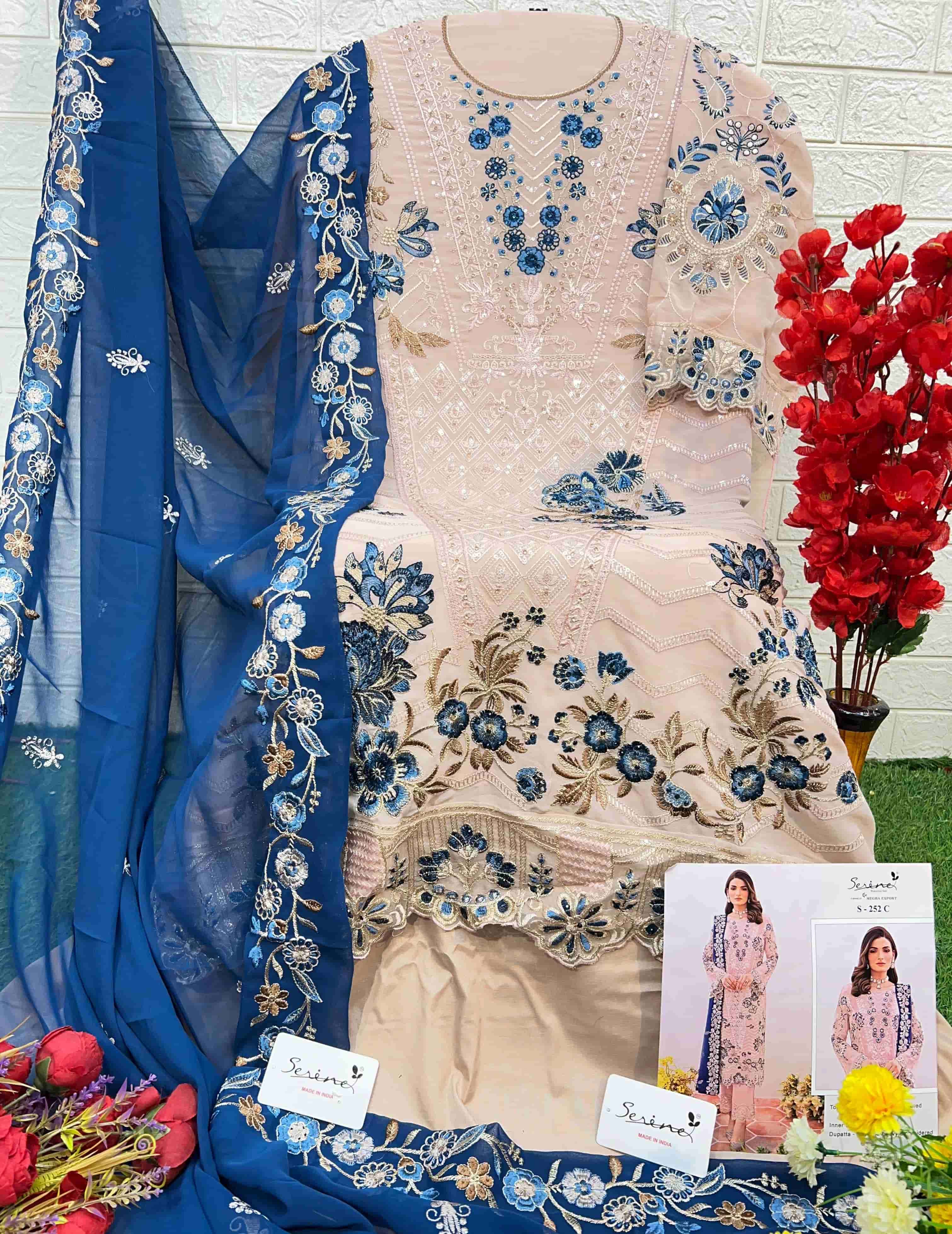 Serine S-252 C Embroidered Pakistani Salwar view 2